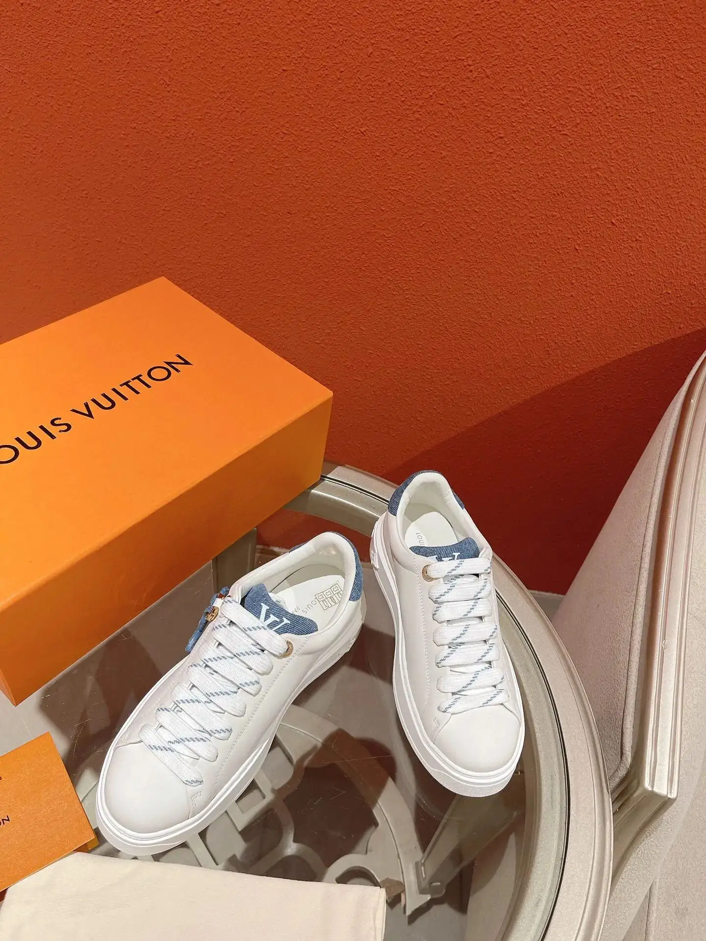 unboxing 1  LV TRAINER SNEAKER / 1a8wax white #lv #louisvuitton