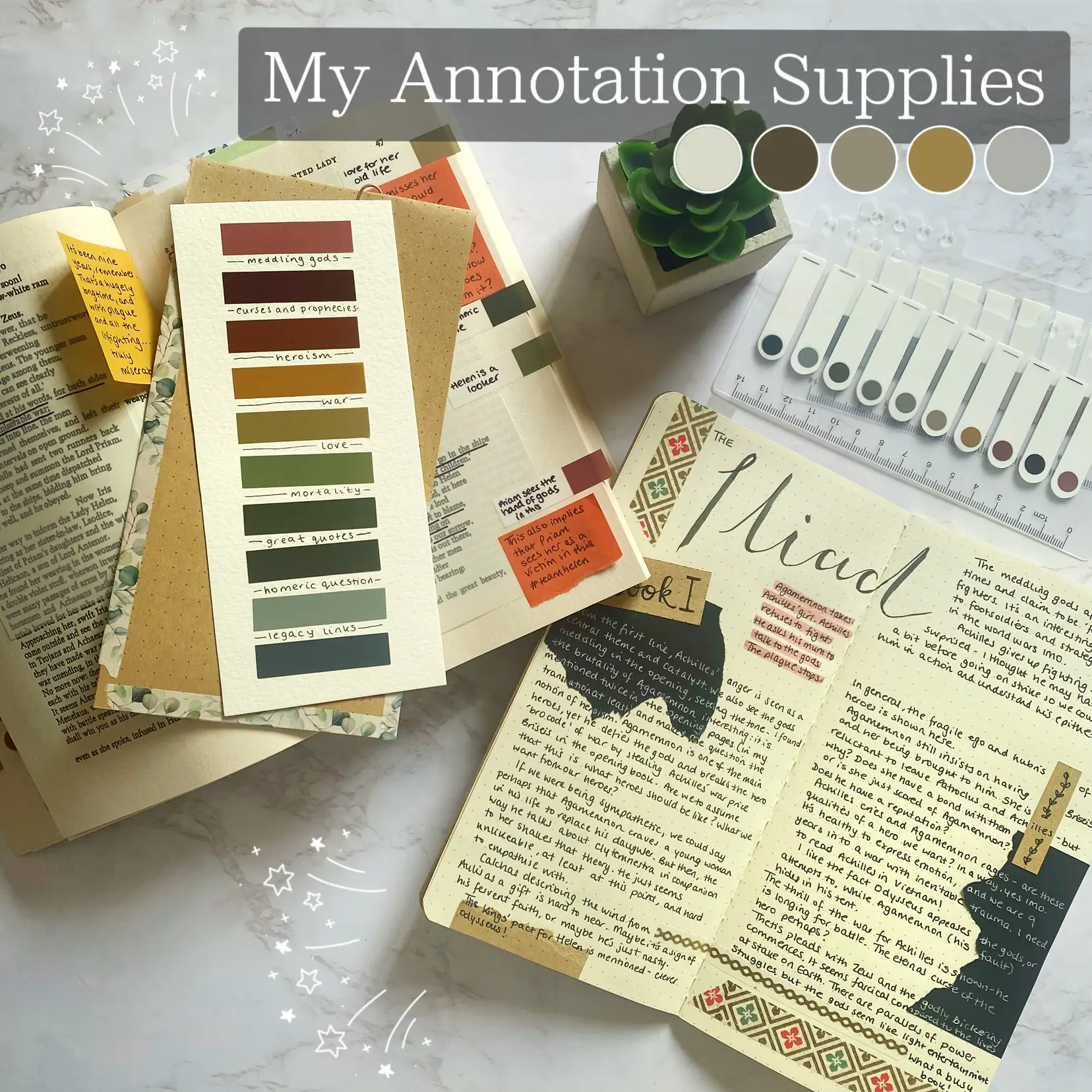 My Annotation Supplies, Gallery posted by LiteraryOdyssey