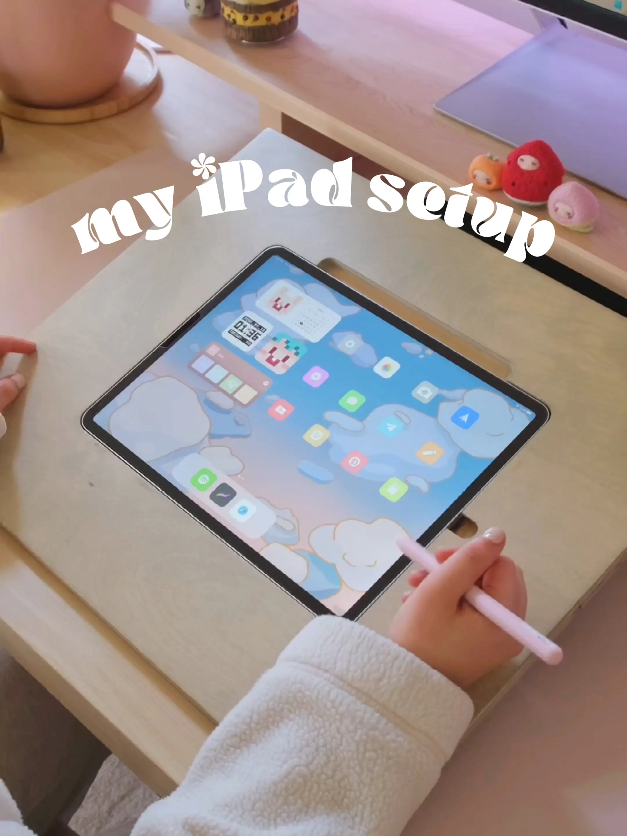 my cozy iPad setup 🍃 🏻 Video published by MySweetChubs Lemon8