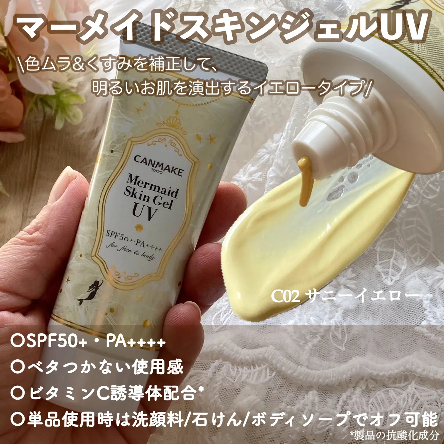 国内最高値SPF/PA！キャンメイクさらり日焼け止め&薬用！肌荒れニキビ