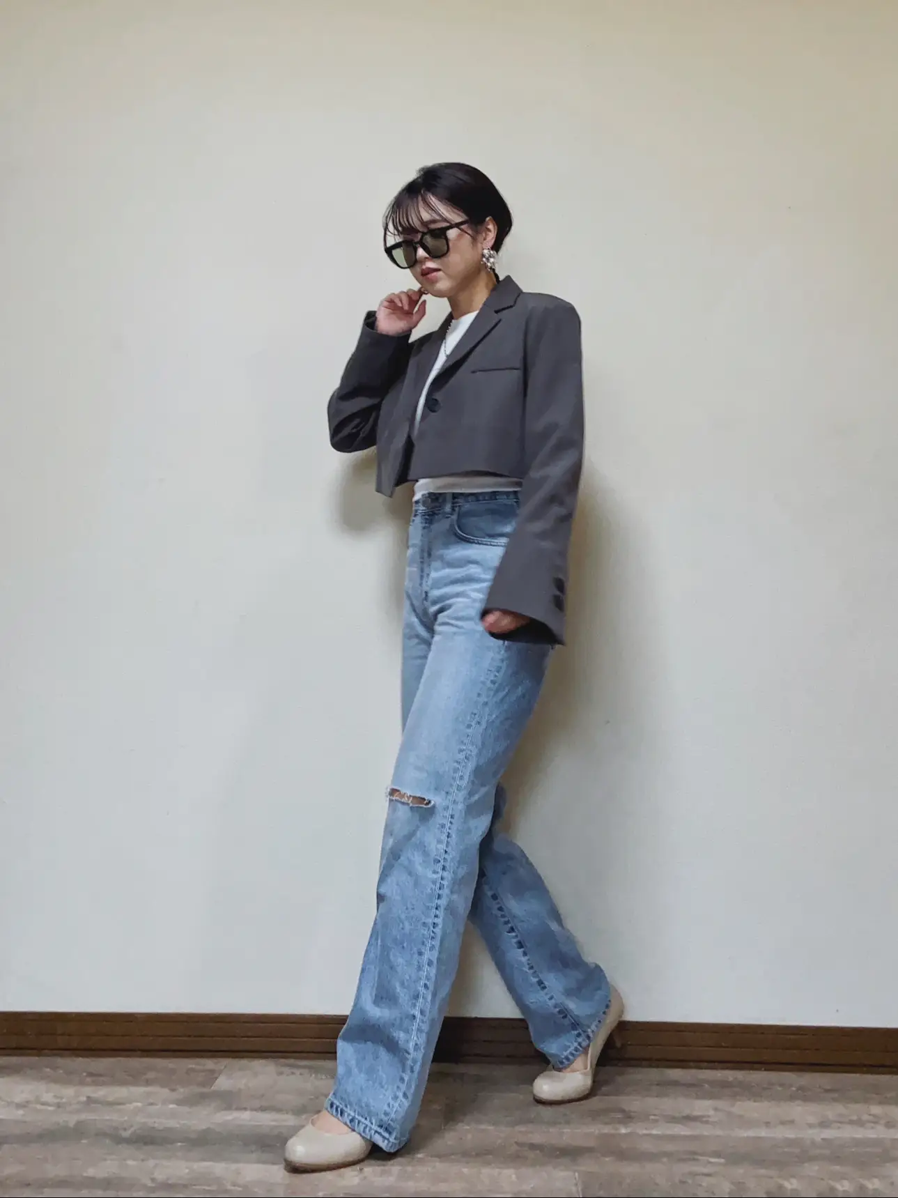 Cropped length items to create a modern denim outfit | Gallery