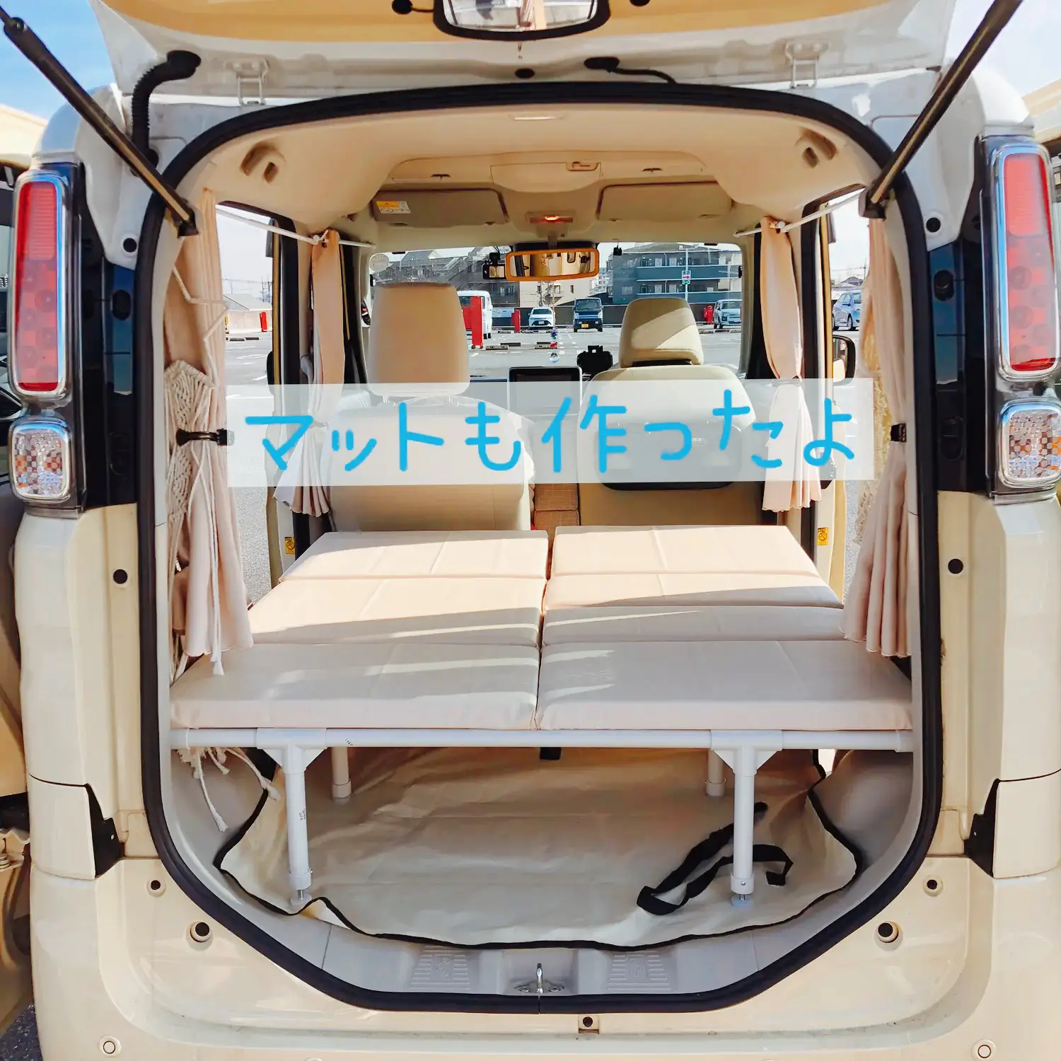 軽バン やすらっ 車中泊仕様 クリップー