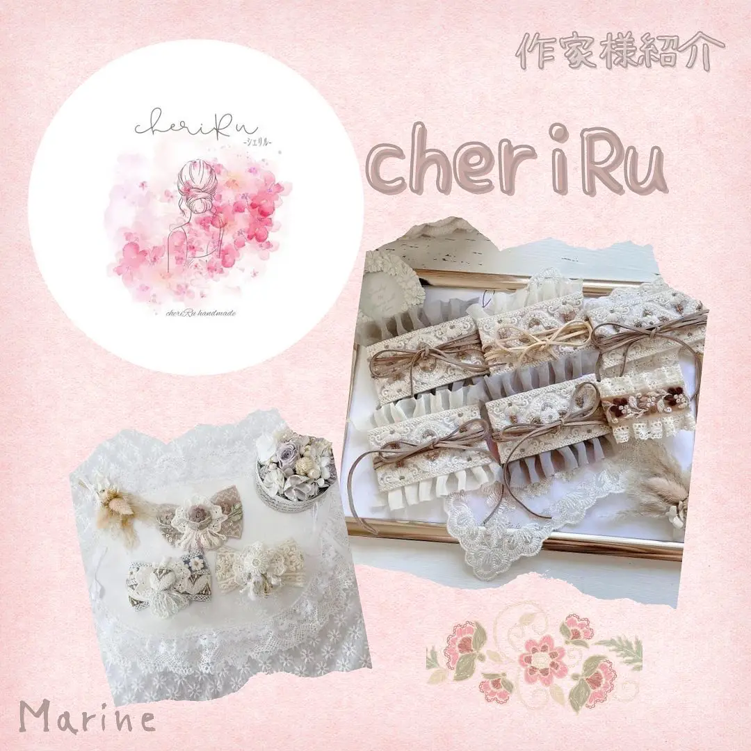 オープニング作家様♡cheriRu様♡インド刺繍ヘアアクセサリー | ハンドメイド委託販売マリンが投稿したフォトブック | Lemon8