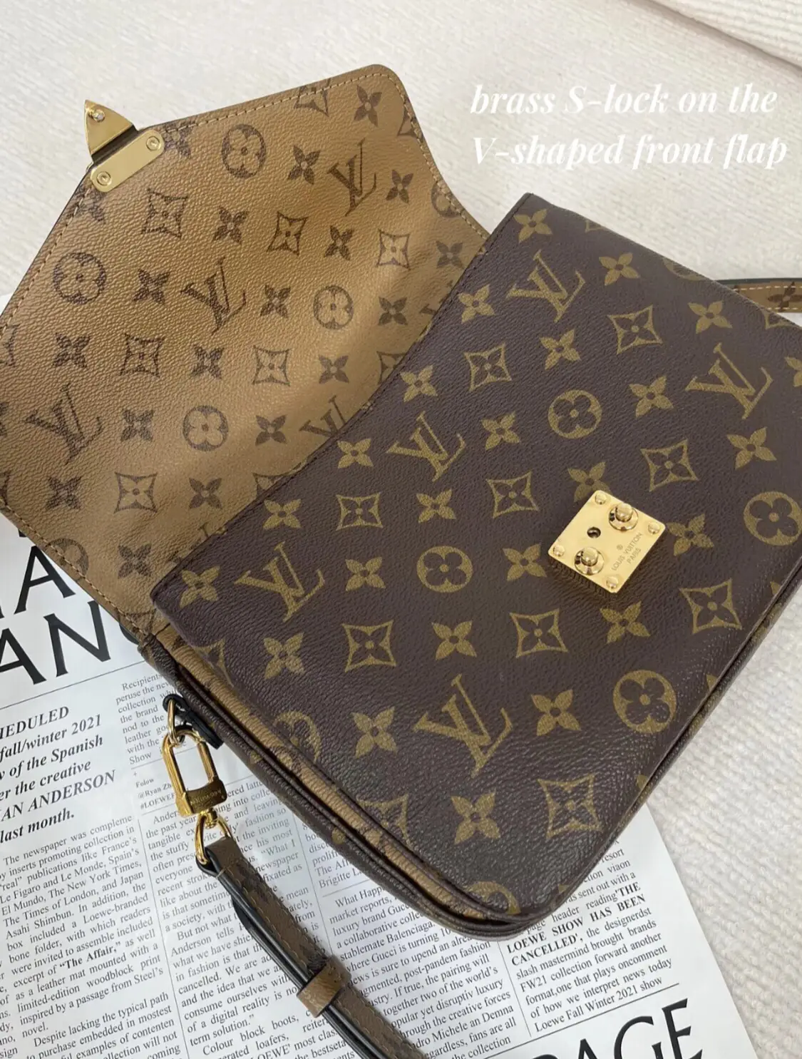 louis vuitton pochette metis cross body bag and over the knee boots