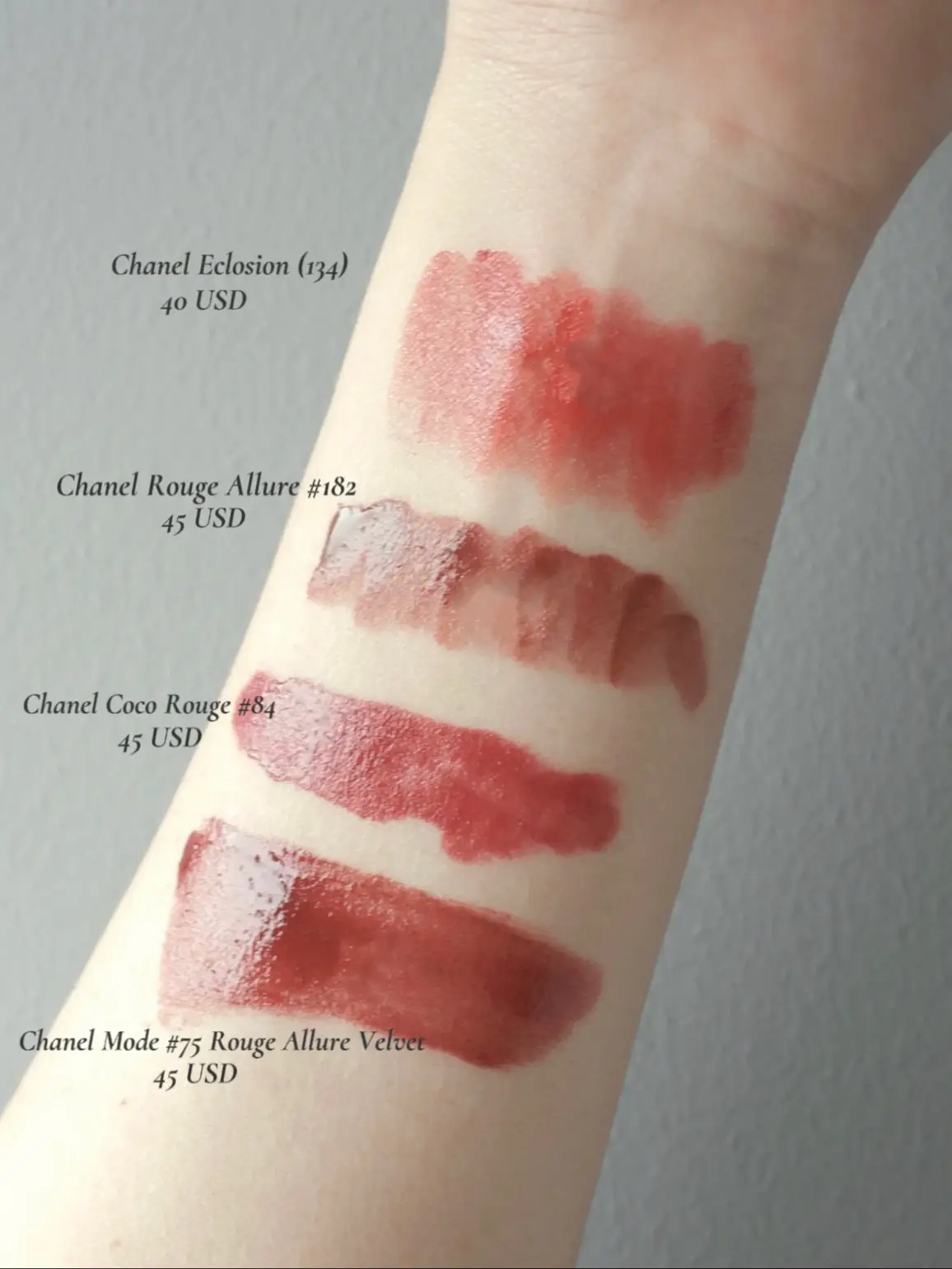 MY NUDE SHADES OF LIPSTICK FROM CHANEL
