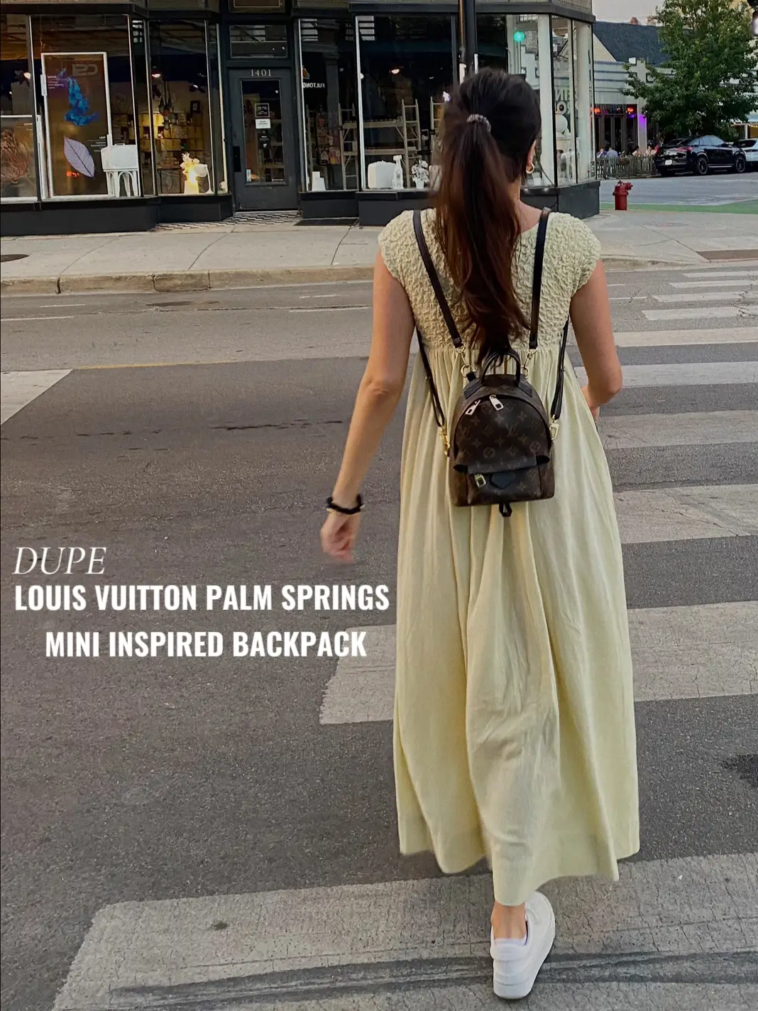 Louis Vuitton Palm Springs Mini Backpack vs.  Dupe (Must Watch) 