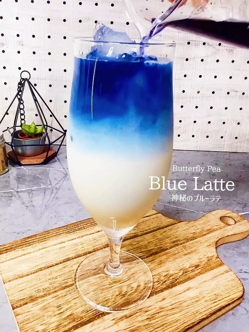 Mysterious Blue Herb Tea 💙 Butterfly Pea Blue Latte🦋, Gallery posted by  ジュニカフェ𓌉𓇋レシピ