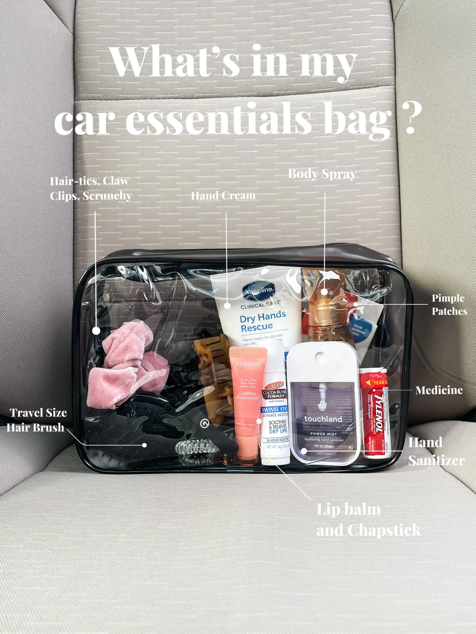 What's in my car essentials bag ?, Gallery posted by Kel