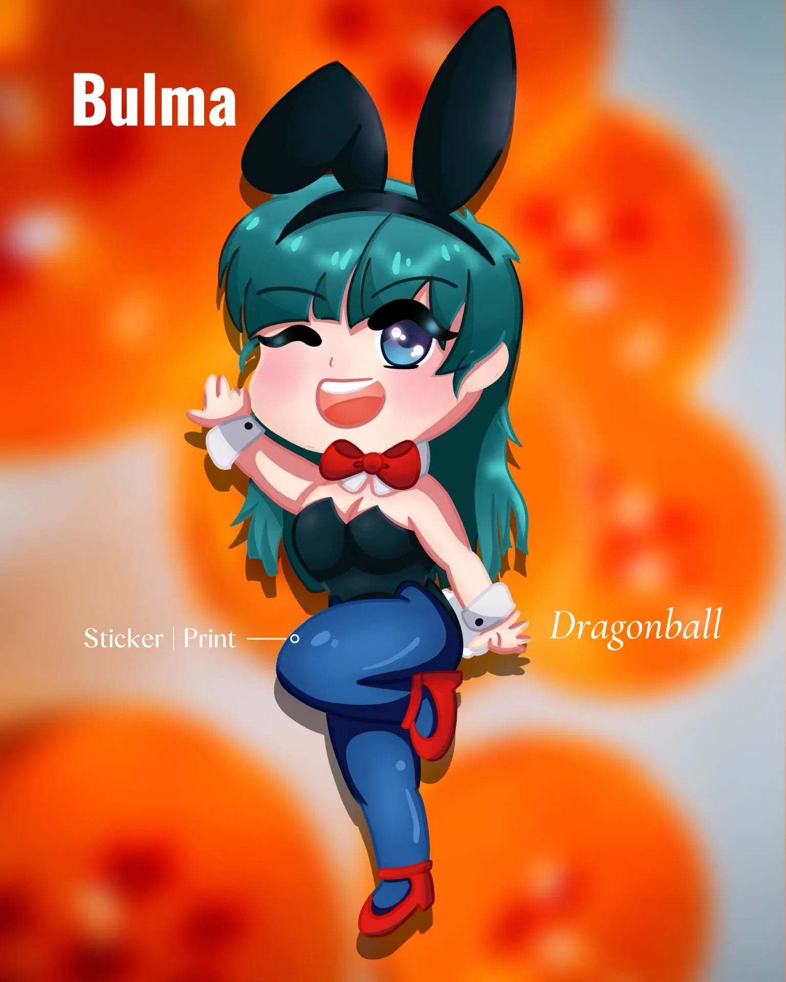 Bulma Sticker and Print | Gallery posted by Vixx | Lemon8