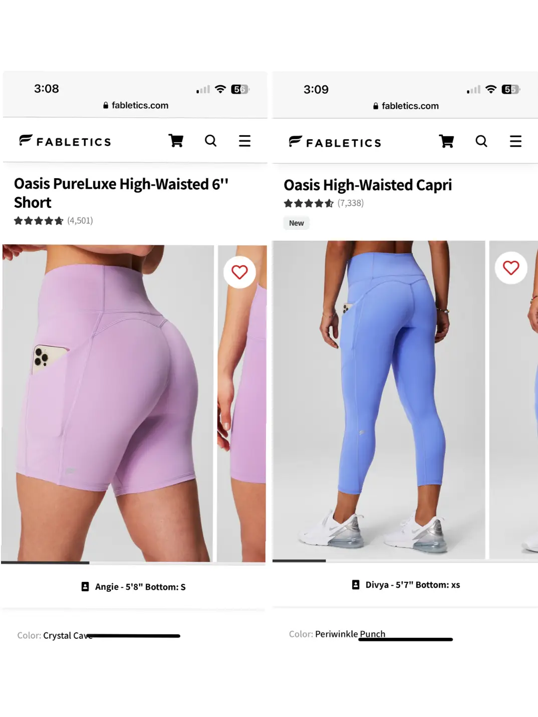 FABLETICS Oasis High-Waisted Legging PINK FROST