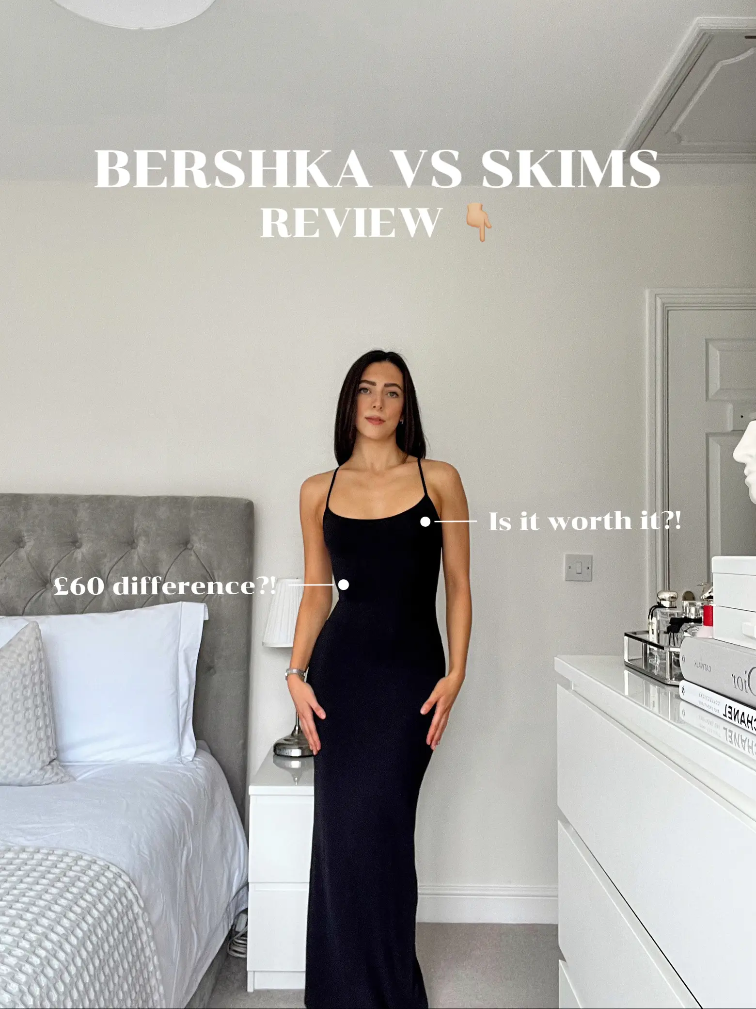 Is The VIRAL Bershka Dress Really A Skims Dupe? 👀, Video published by  Lydia Fleur
