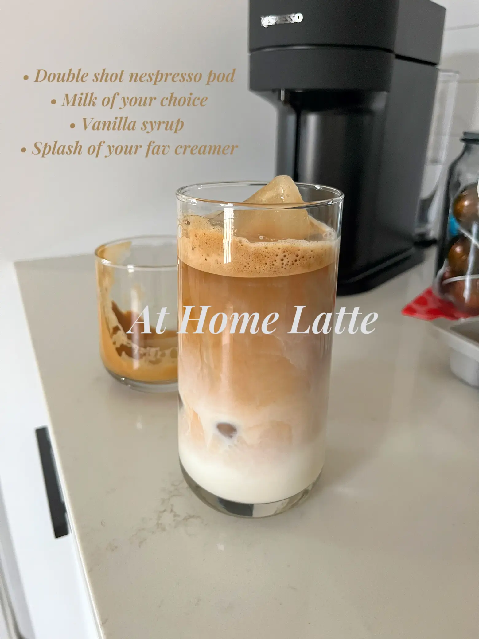 Vanilla Chai Latte Nespresso Capsule: Double Espresso Dolce What You