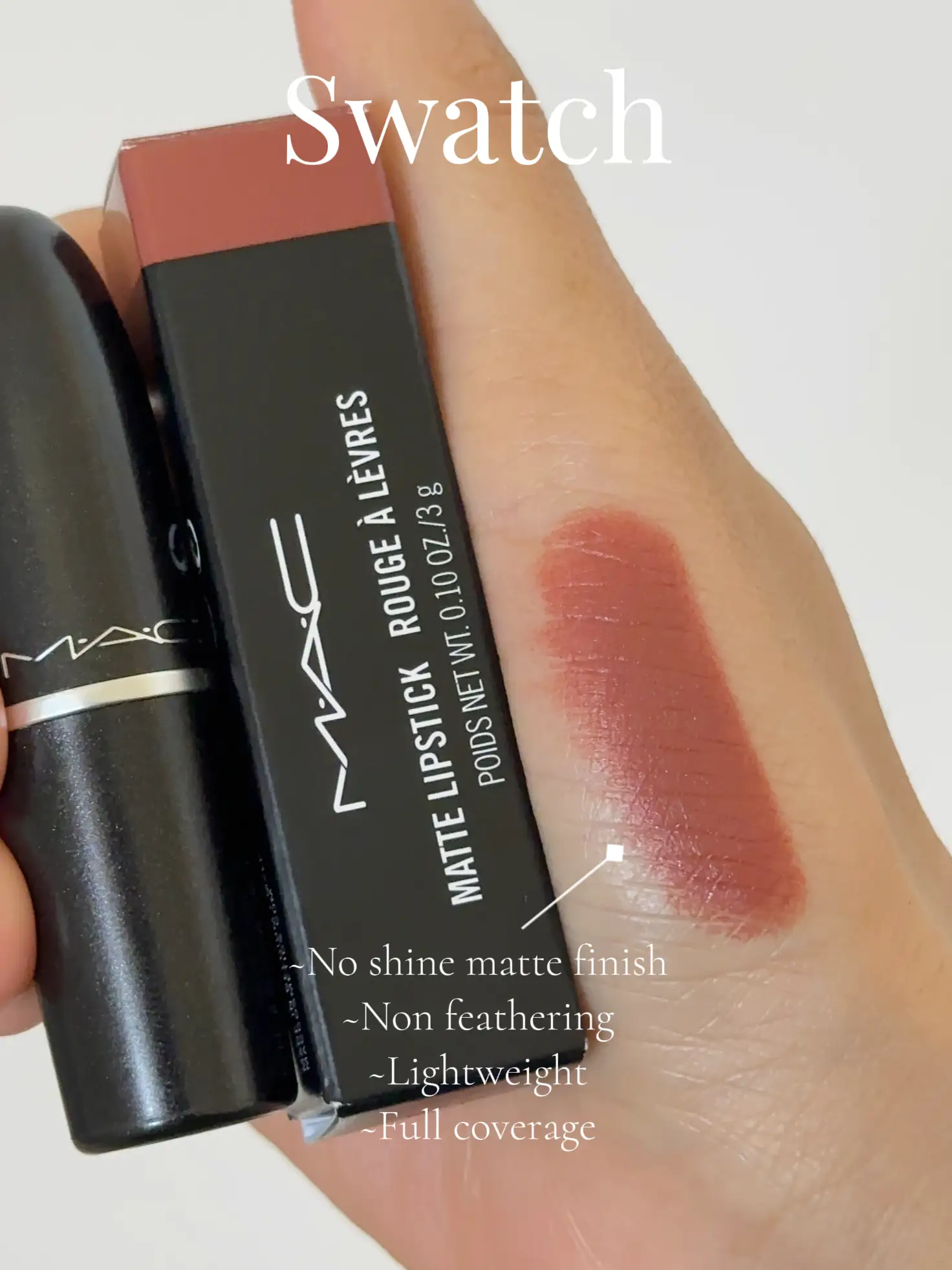 MAC MATTE LIPSTICK TAUPE TRY ON, Gallery posted by Syahirah