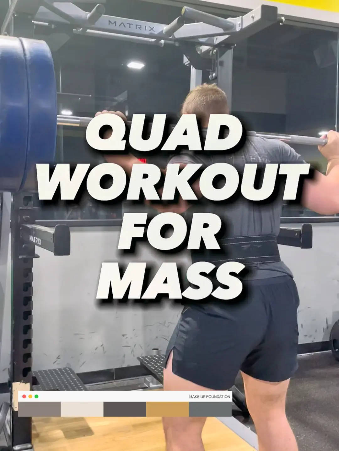 Quad workout for online mass