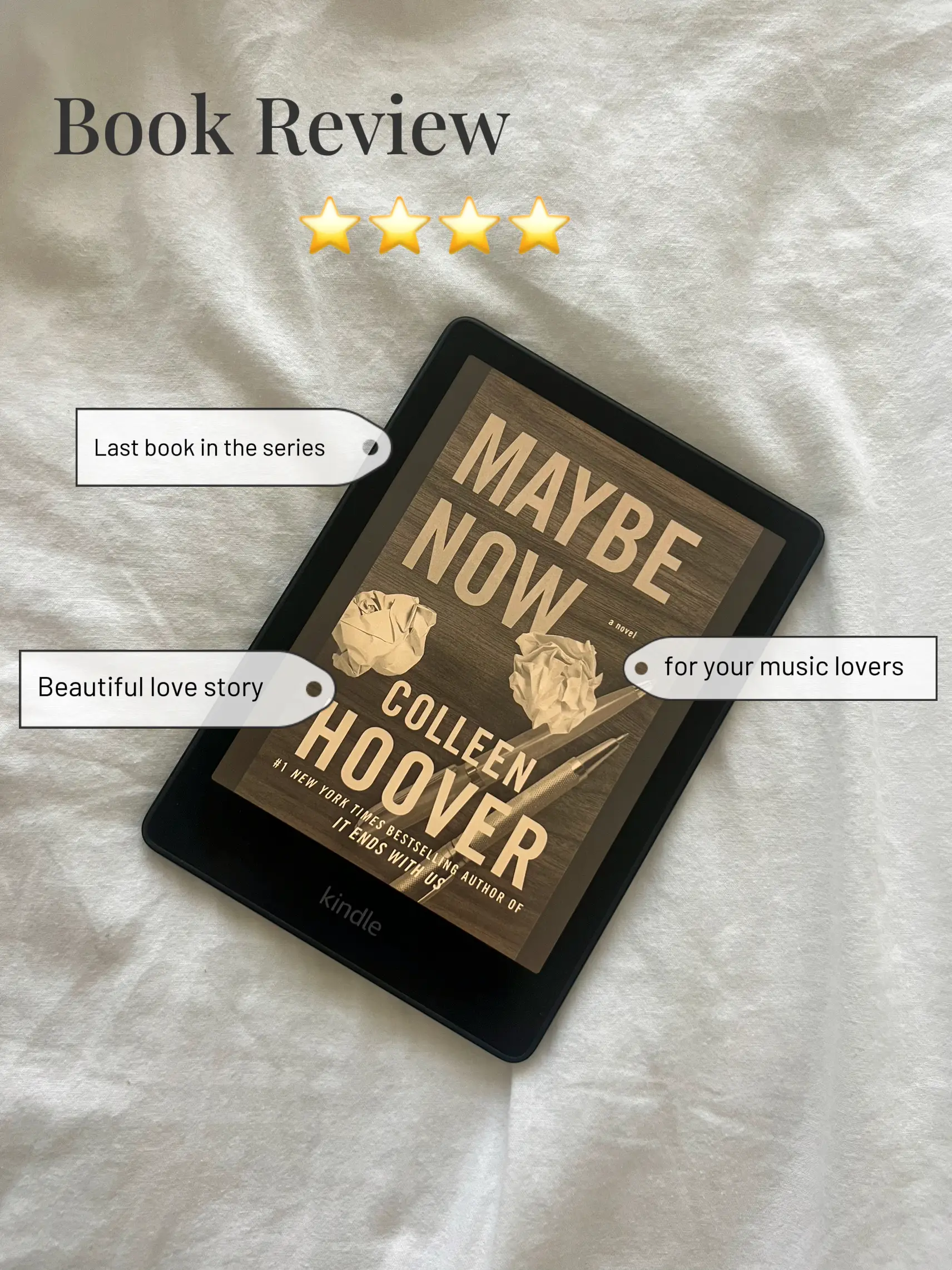 Maybe Now by Colleen Hoover, Paperback