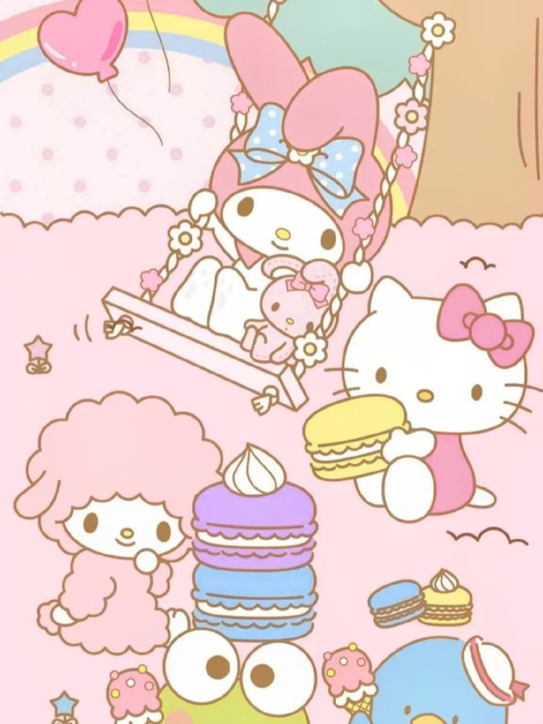 ♥ Wallpaper for your pc! ♥ Hello kitty iphone wallpaper, Hello kitty  backgrounds, My melody wallpaper, sanrio wallpaper