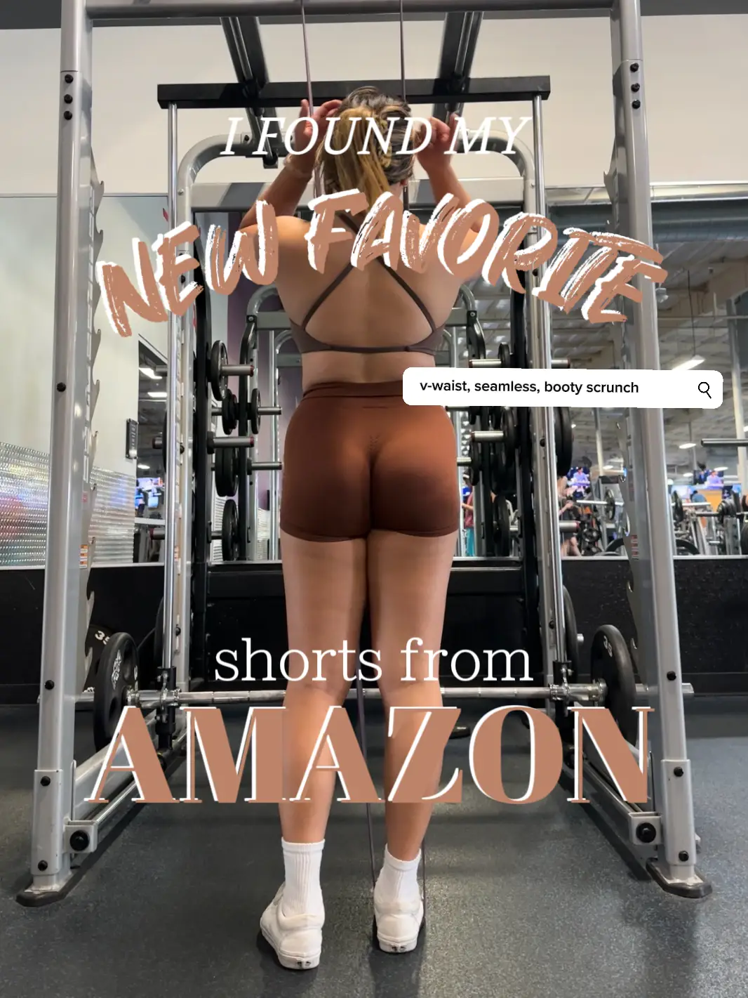 VOYJOY Women Workout Shorts 3.6 Scrunch Butt Lifting Gym Shorts Seamless  Yoga Biker Shorts at  Women's Clothing store