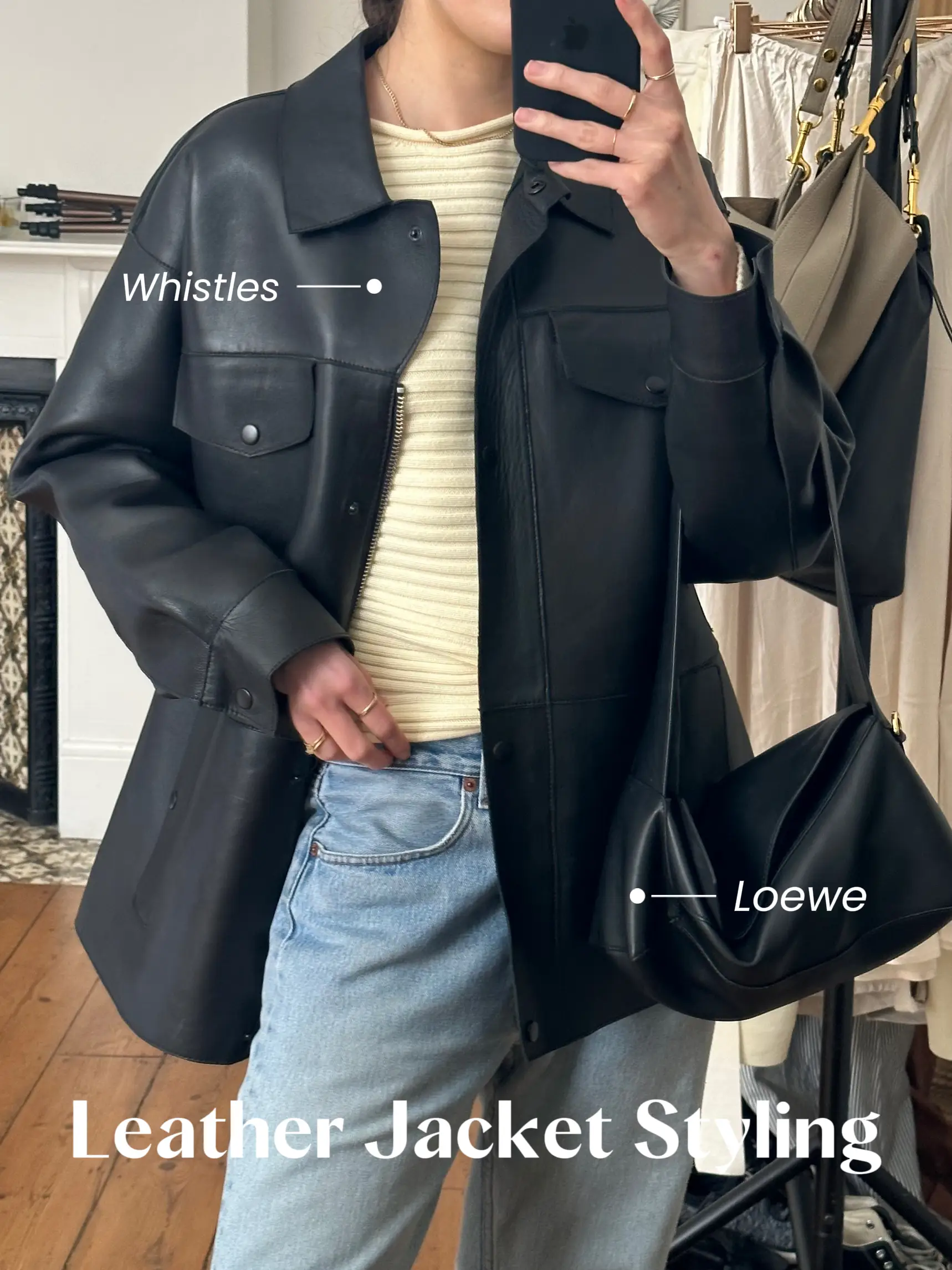 Styling the viral Zara leather jacket 🧥