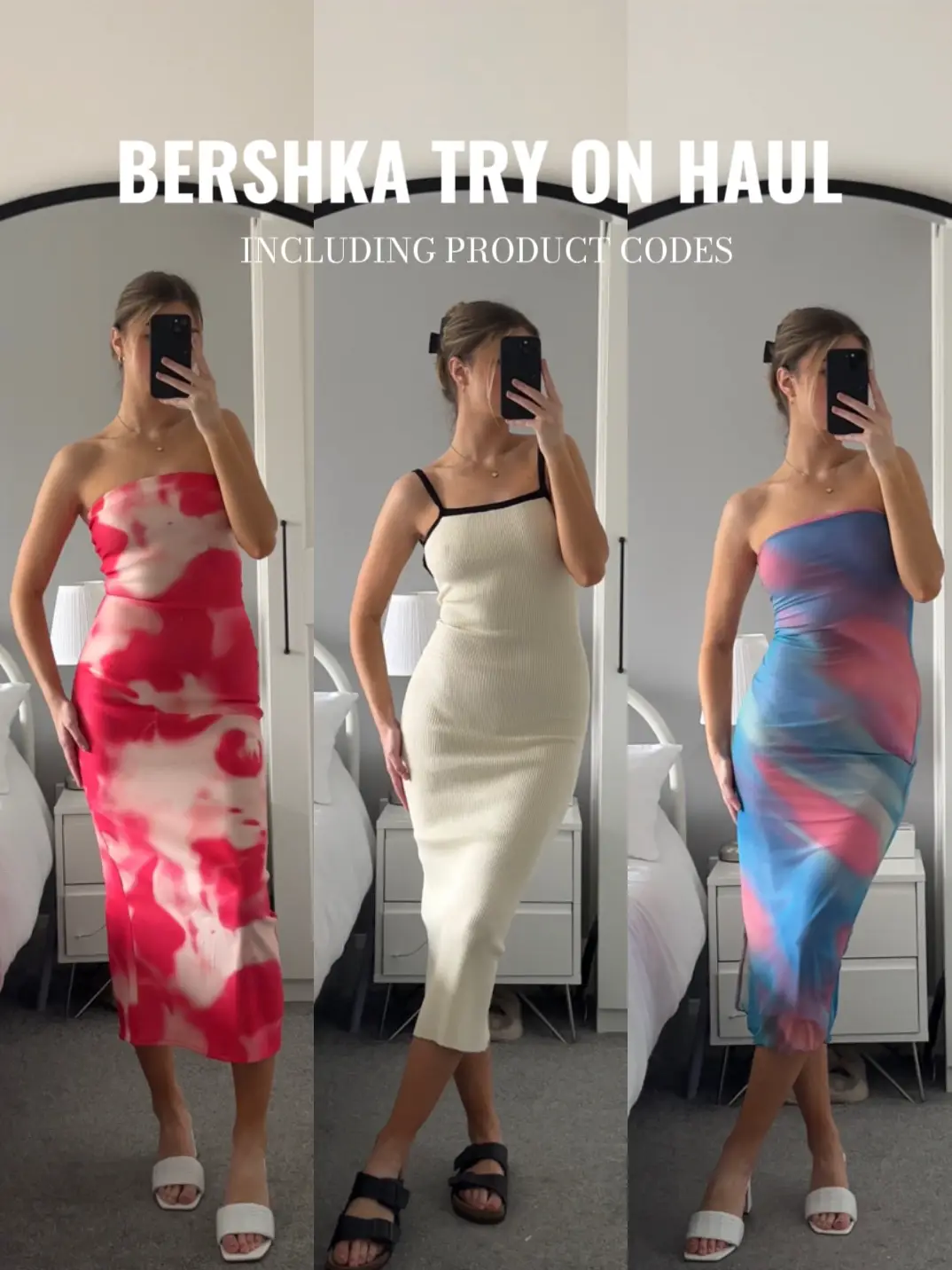 would you try a bershka dress?! #realistictryonhaul #realistictryon #r