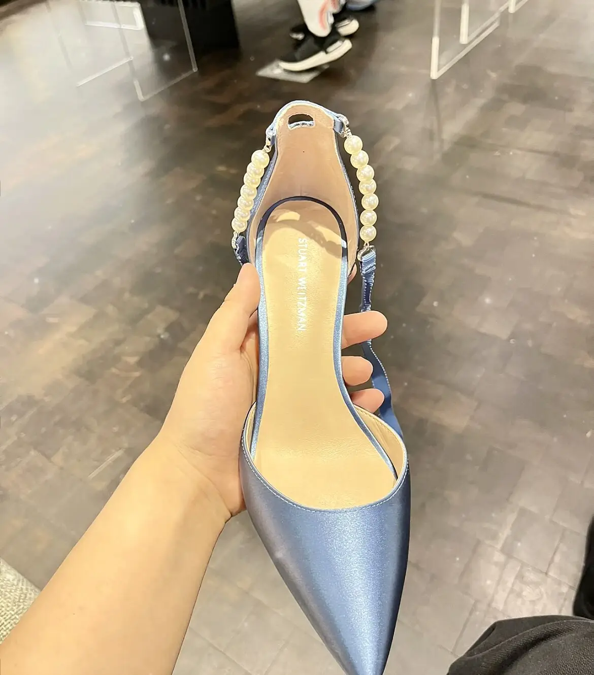 Stuart weitzman blue on sale shoes