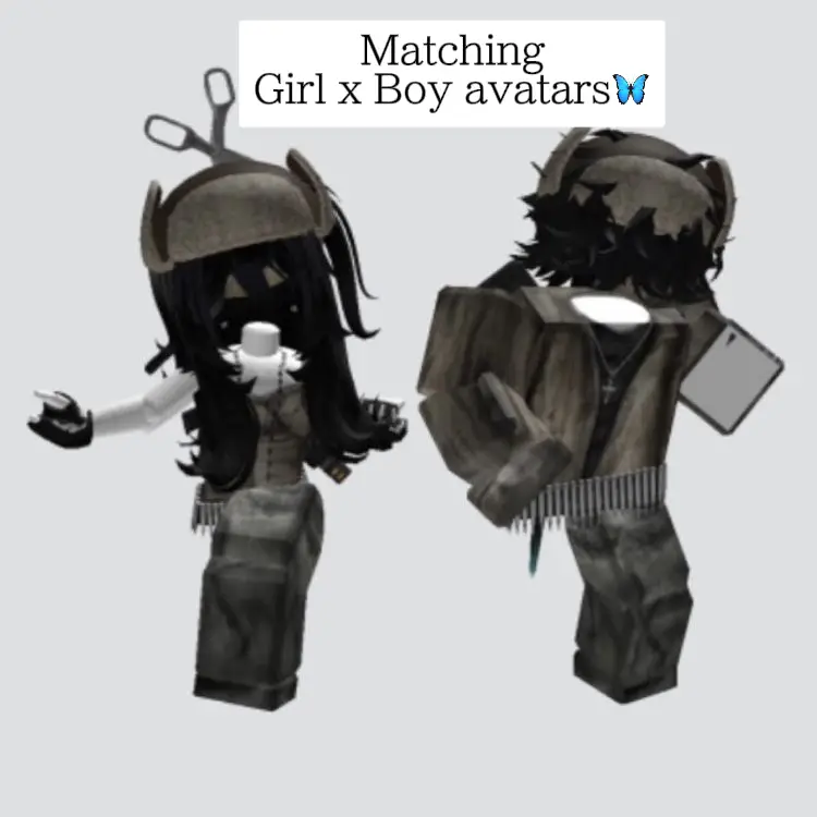 Matching girl x boy avatars 🦋 *not mine*