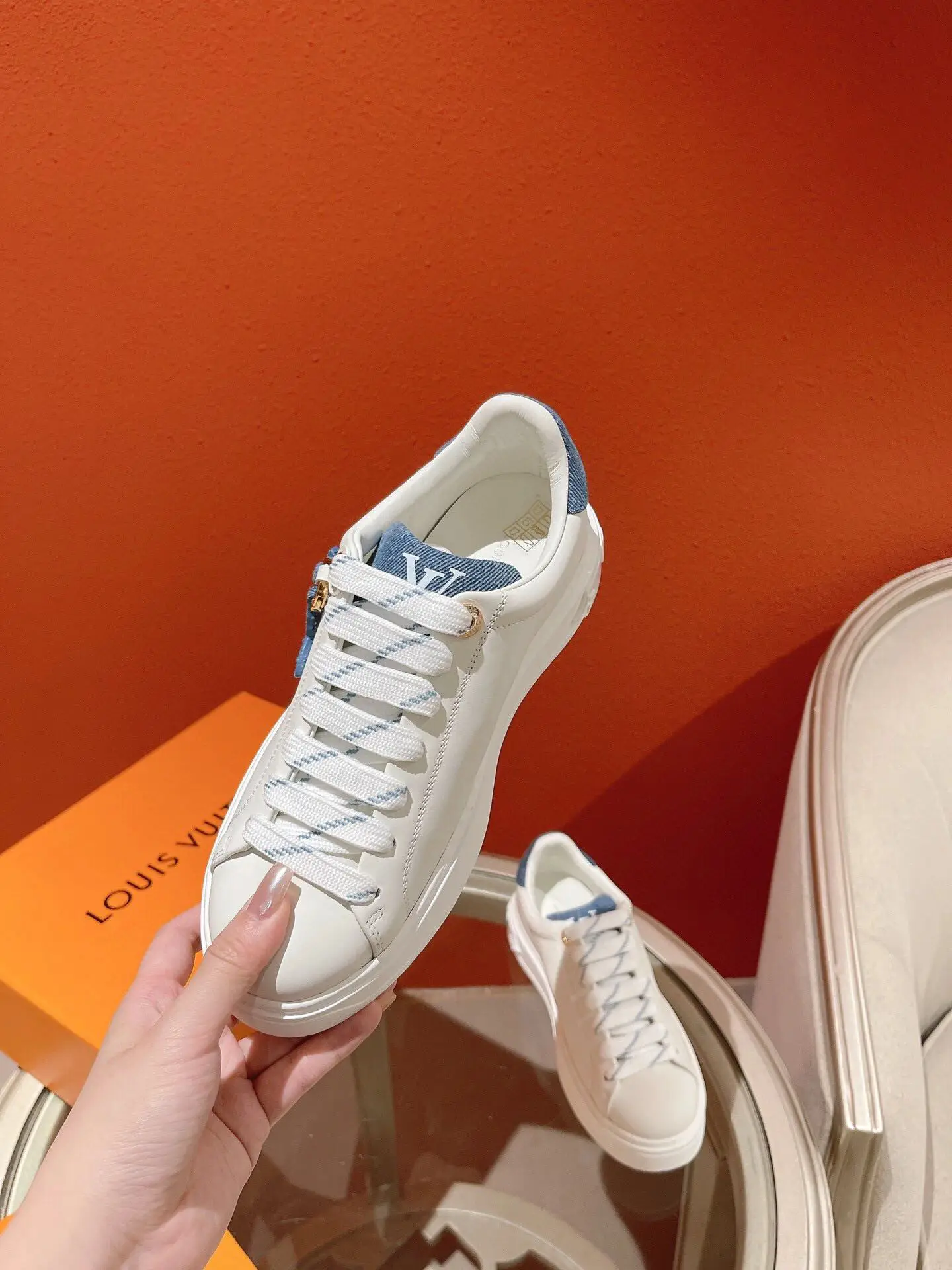 Louis Vuitton LV shoes new White Leather ref.199508 - Joli Closet