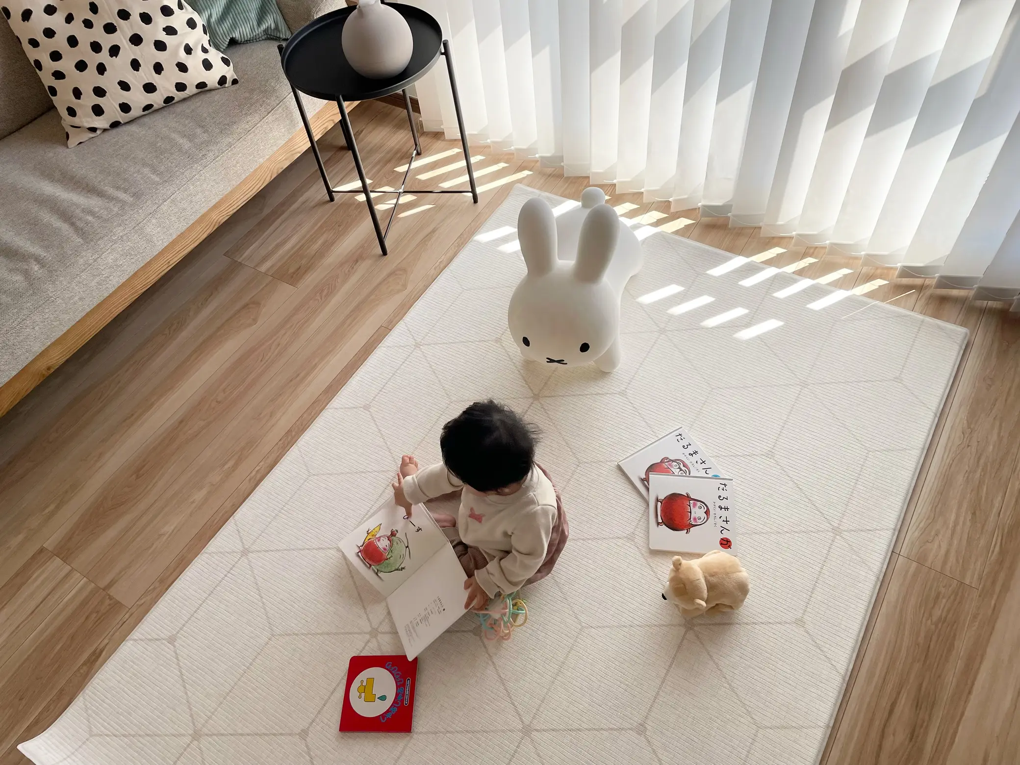 美品 クリームハウス 250＊140 バカヤロー プレイマット シームレス 防音 