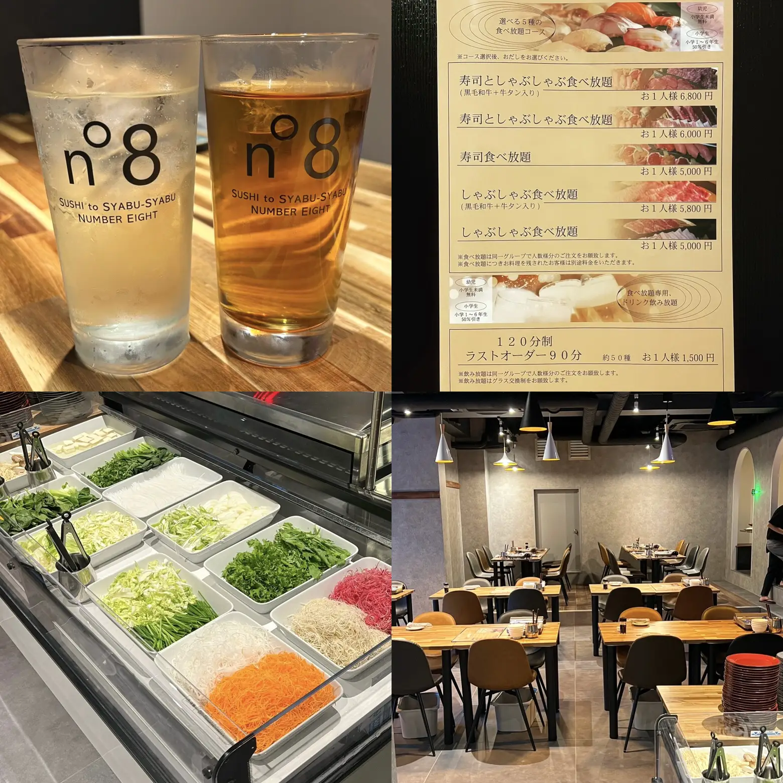 Opened on August 10th All-you-can-eat sushi and shabu-shabu