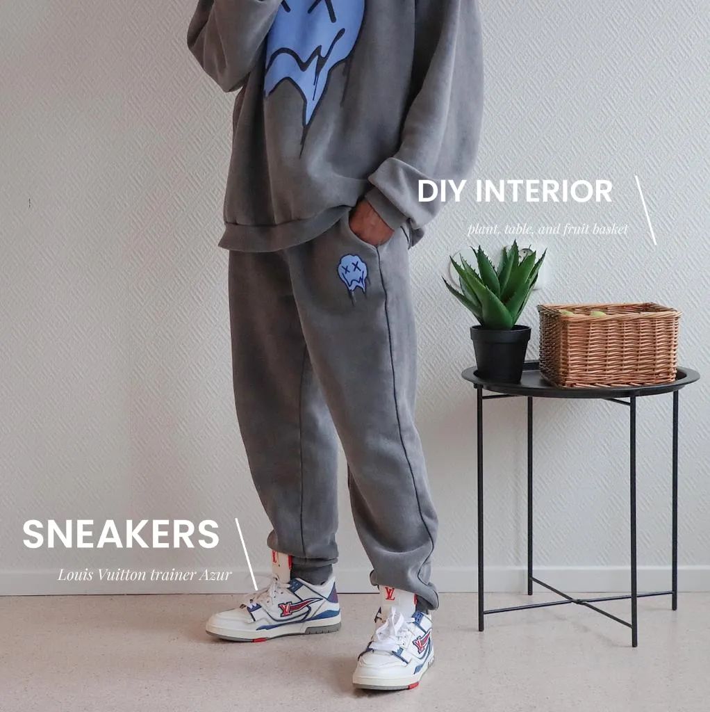 DIY LOUIS VUITTON INSPIRED SWEATSUIT