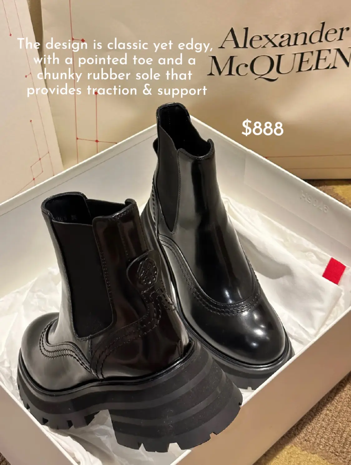 Elevate your style with Alexander Mcqueen Boots | Gallery posted