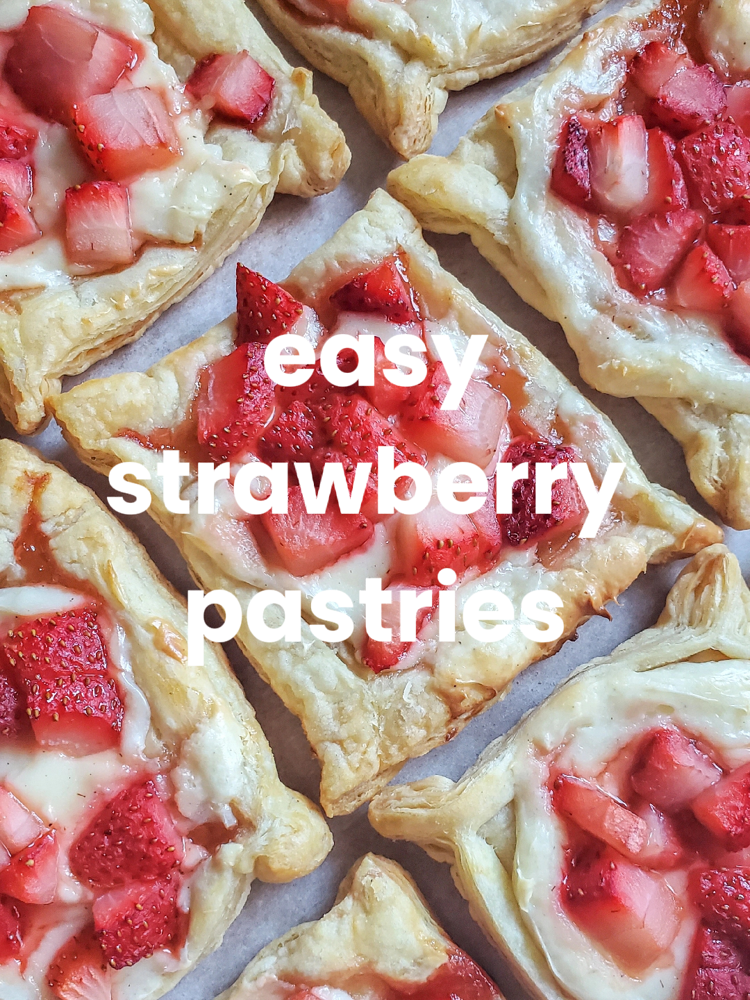 try these easy strawberry pastries! 🍓's images