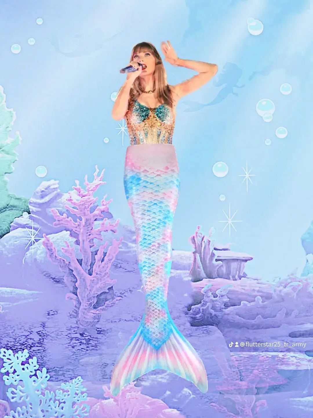 taylor swift as a mermaid