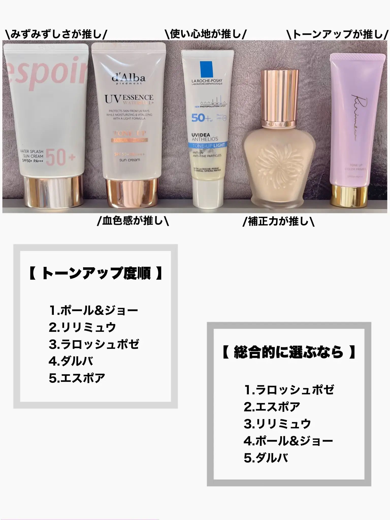 買わなきゃ損】美肌に見えるトーンアップ下地best5 | Liliが投稿したフォトブック | Lemon8