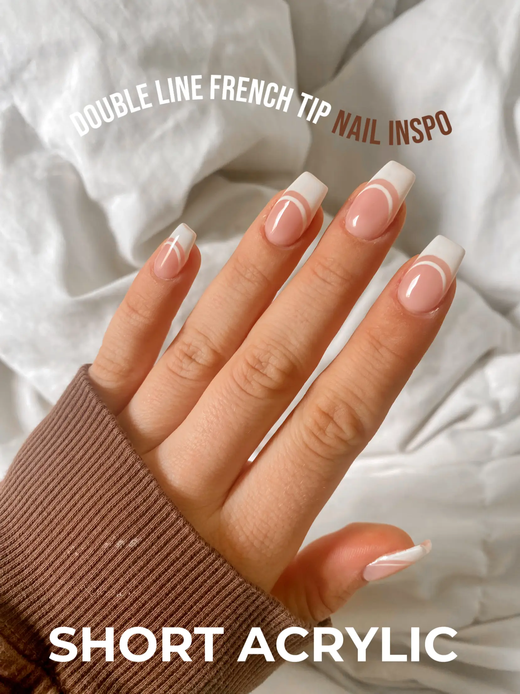 Coffin french deals tip nails