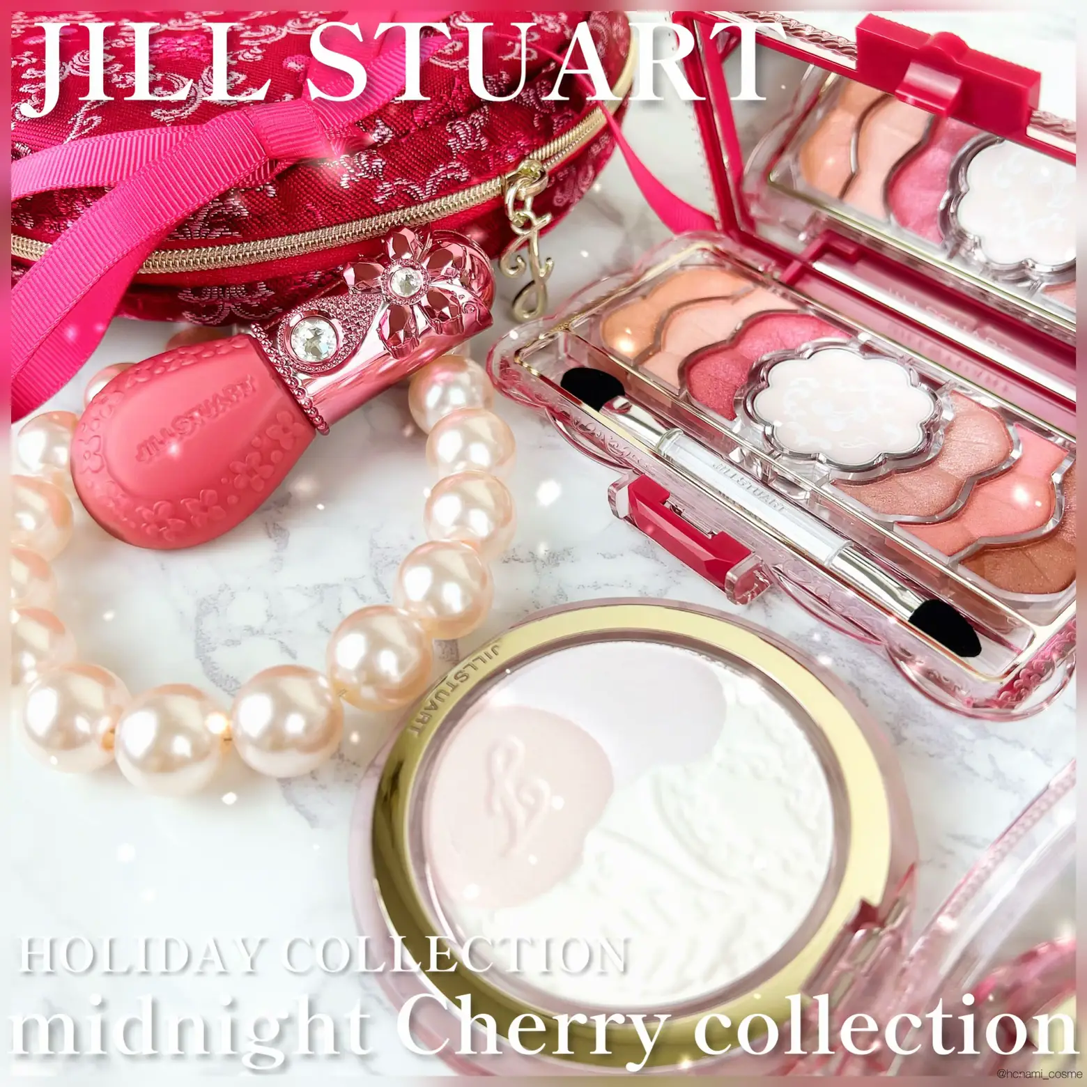 JILL STUART 】 Sweet date makeup wearing cherry color and flavor