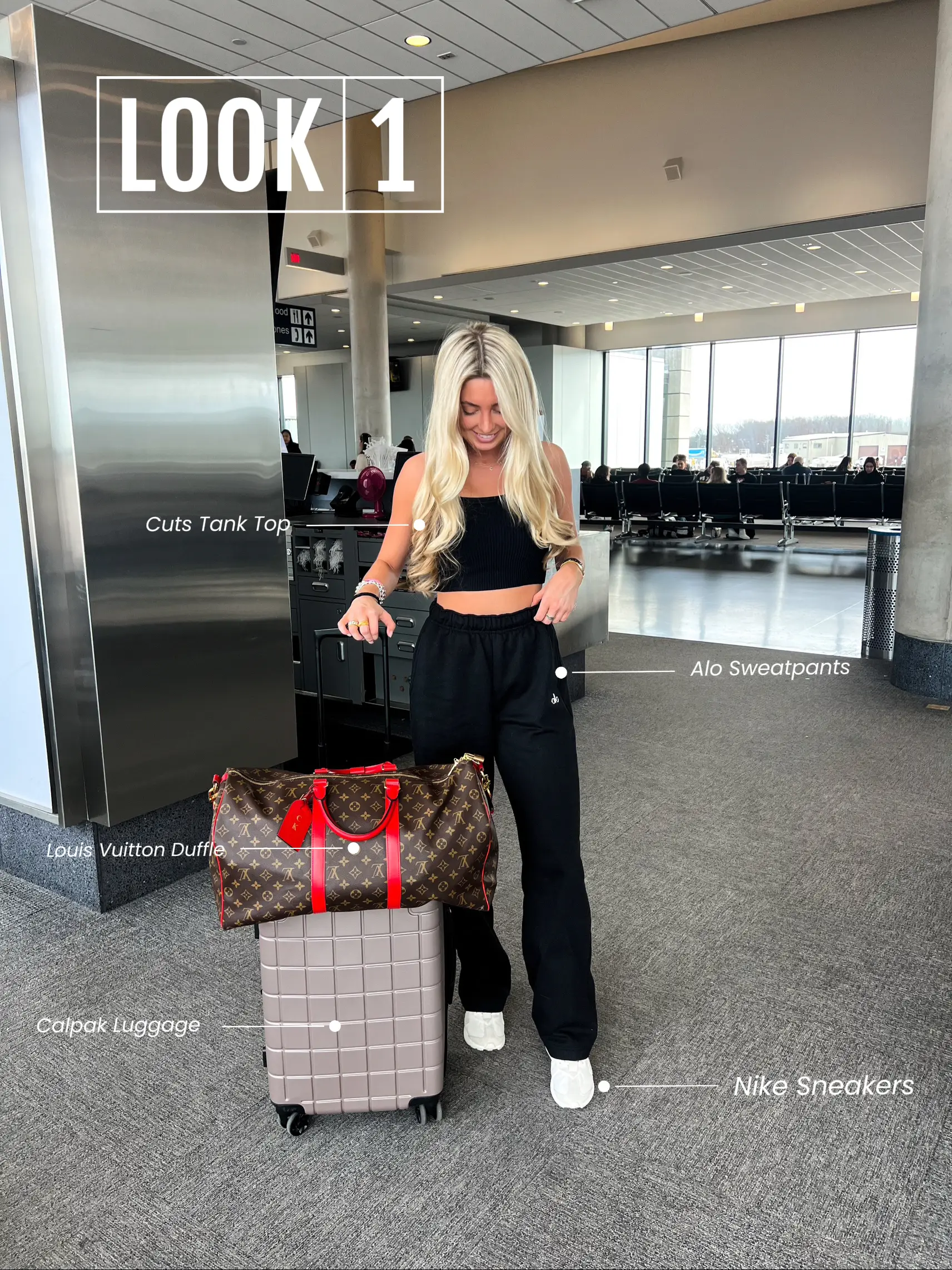 Louis Vuitton travel & airport outfit  Airport outfit, Outfits, Louis  vuitton travel