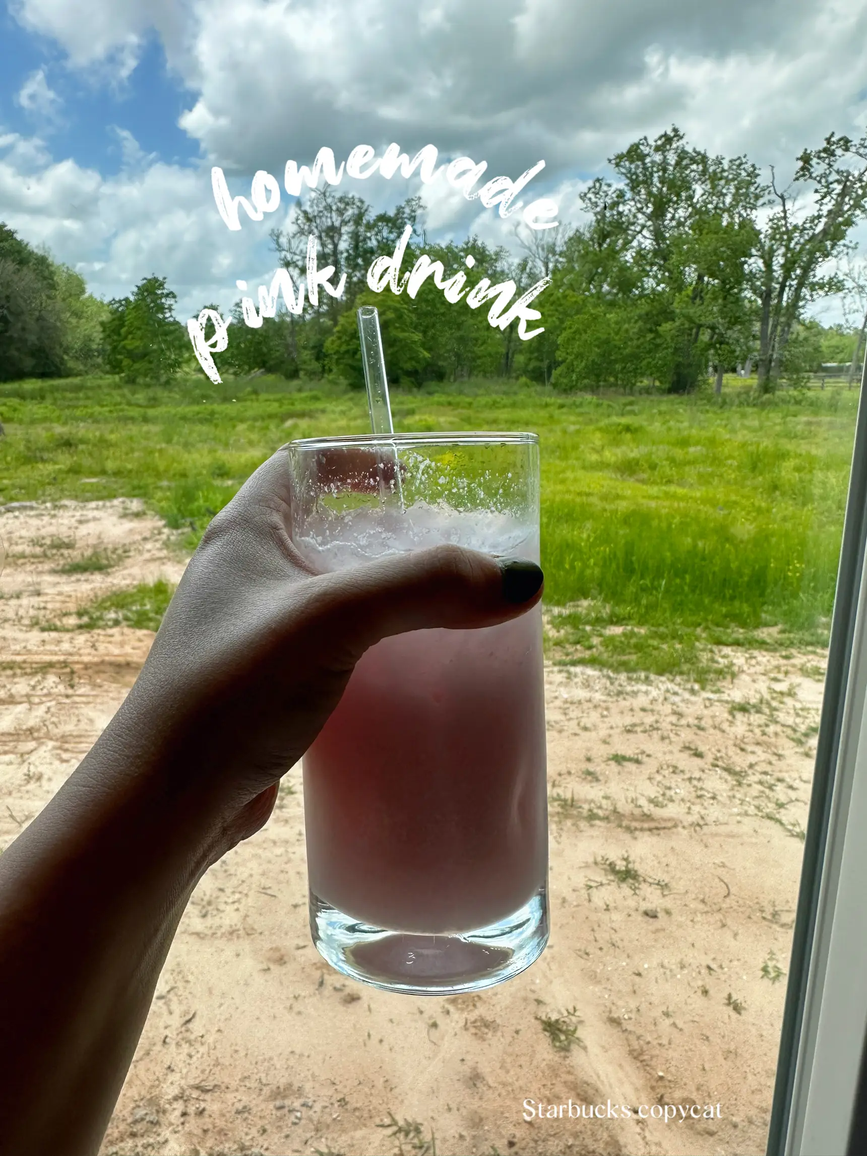 Homemade Pink Drink Gallery posted by Taylor Lemon8