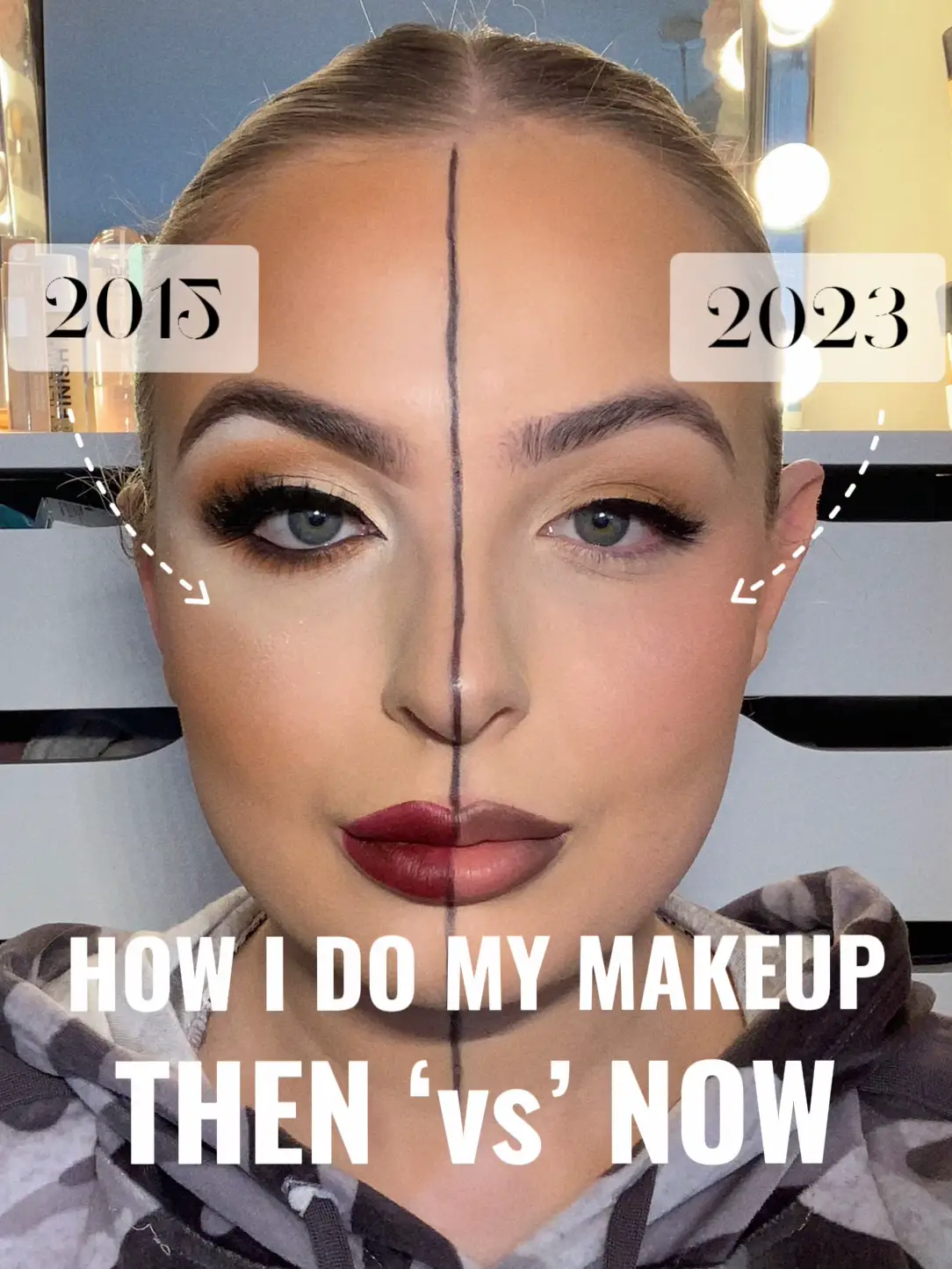 2023 Vs 2017 Makeup Challenge