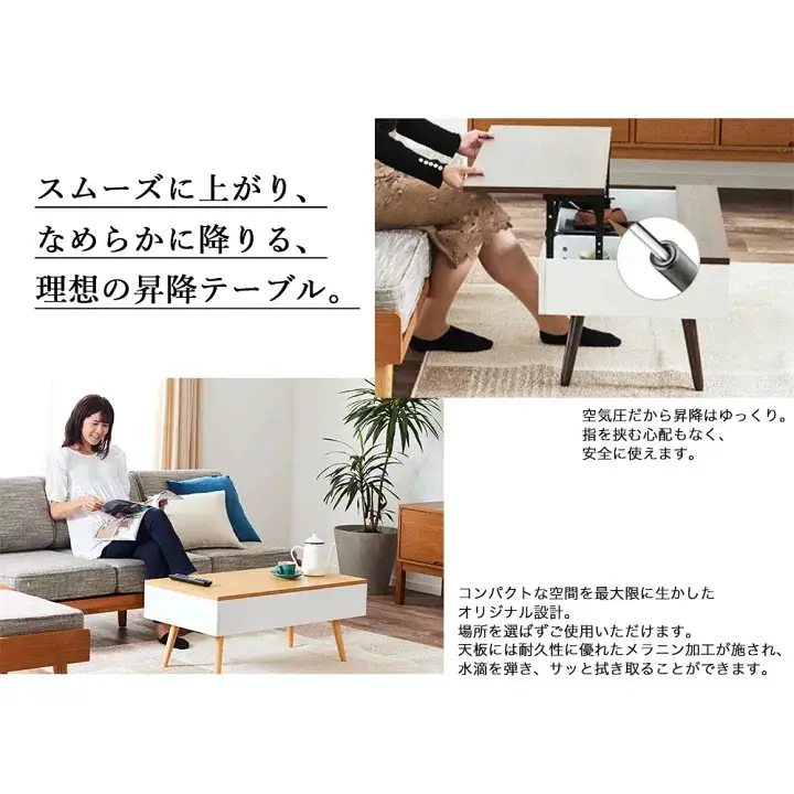 ミニマリスト北欧風サイドテーブル - 上質ラバーウッド素材 サイド