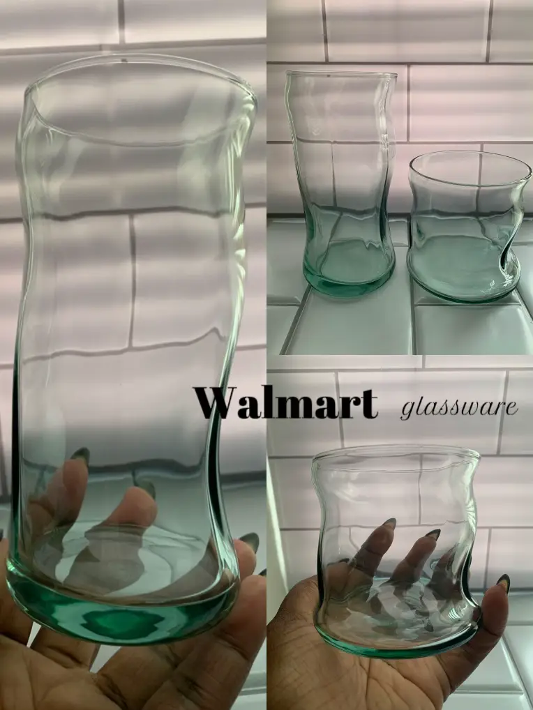 walmart has some cute glassware, let's see what I found today. Which