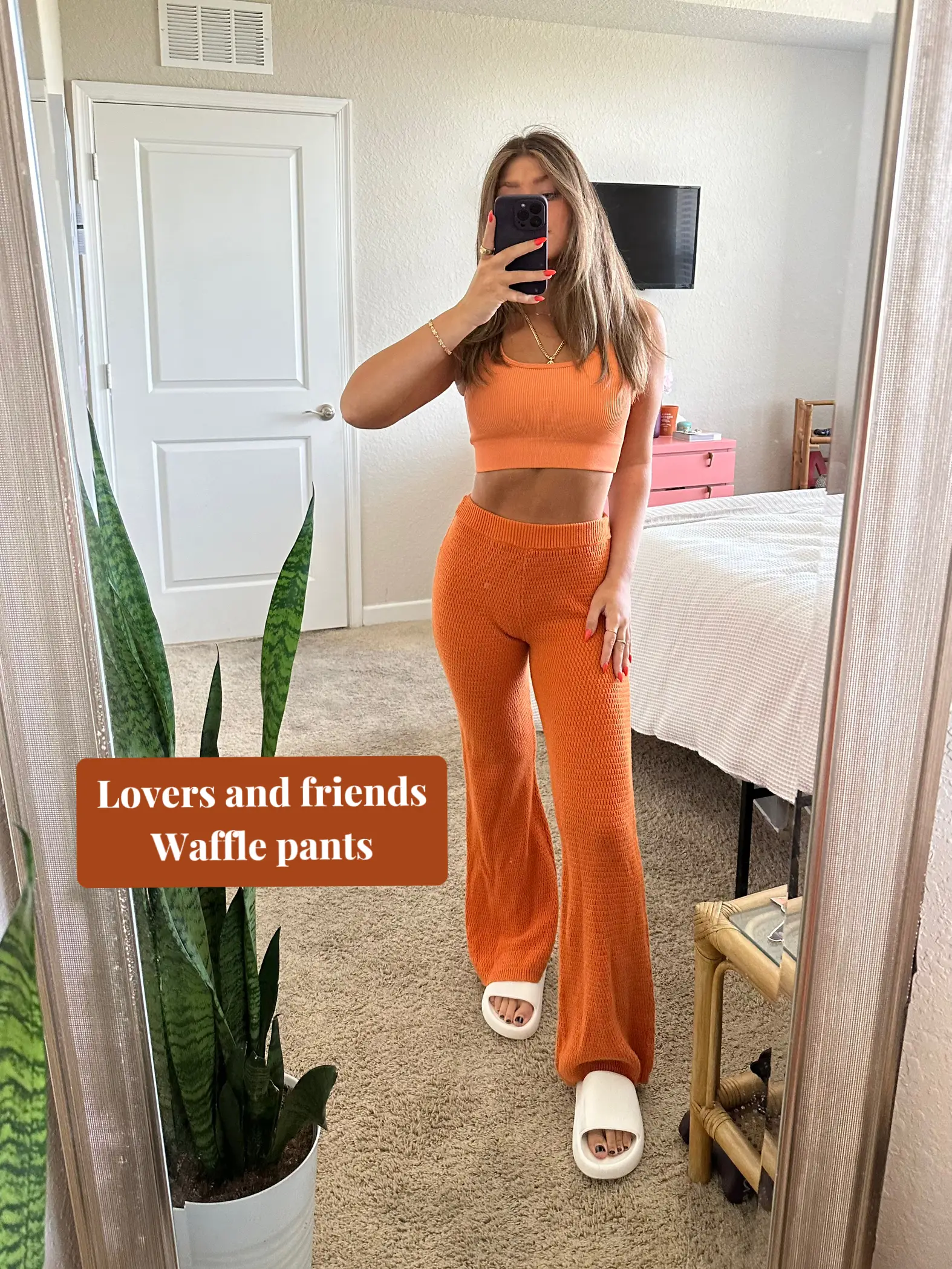 The Wide Leg Pant - Waffle - Snow – Andie Swim