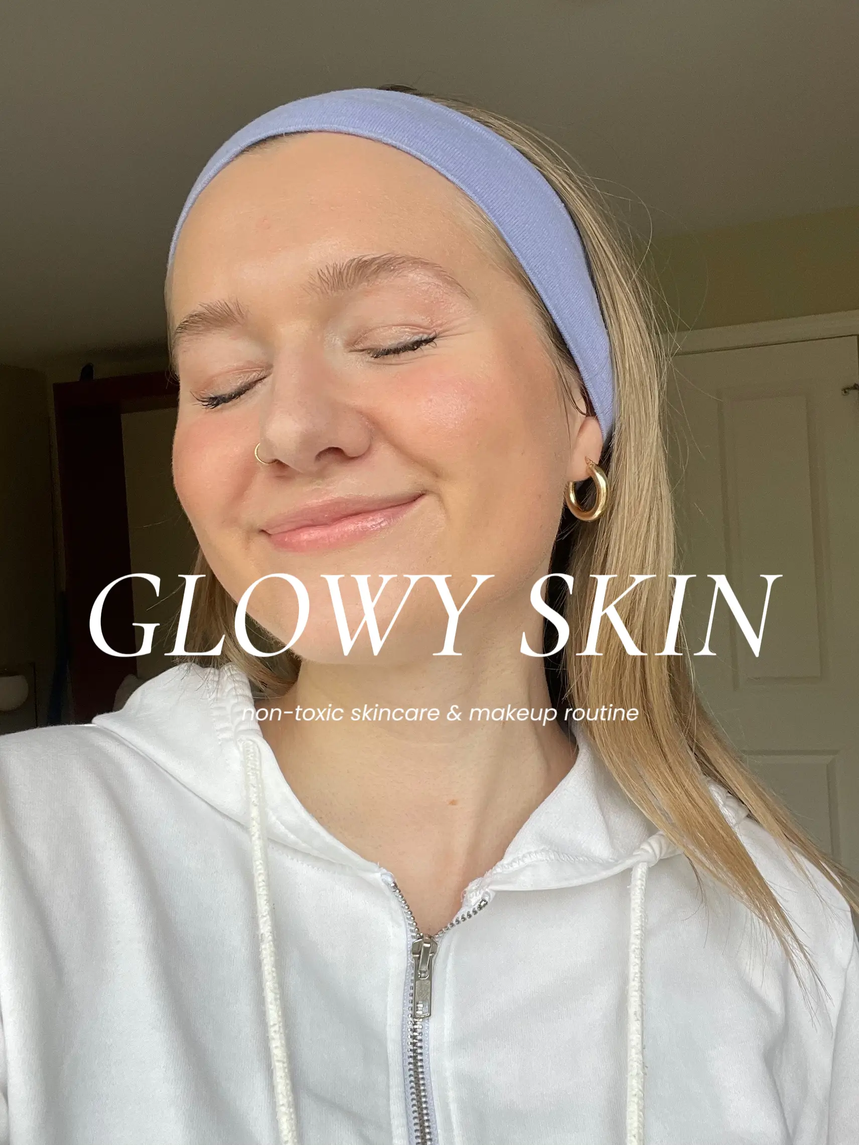 non-toxic glowy clean girl skincare/makeup routine's images(0)