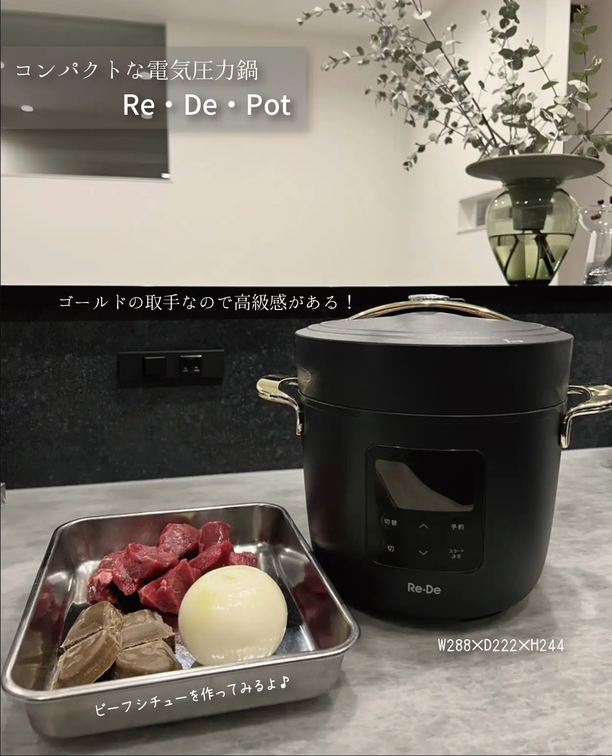 新品未使用❣️電気圧力鍋 時短調理 ほったらかし料理 作り置き カレー 