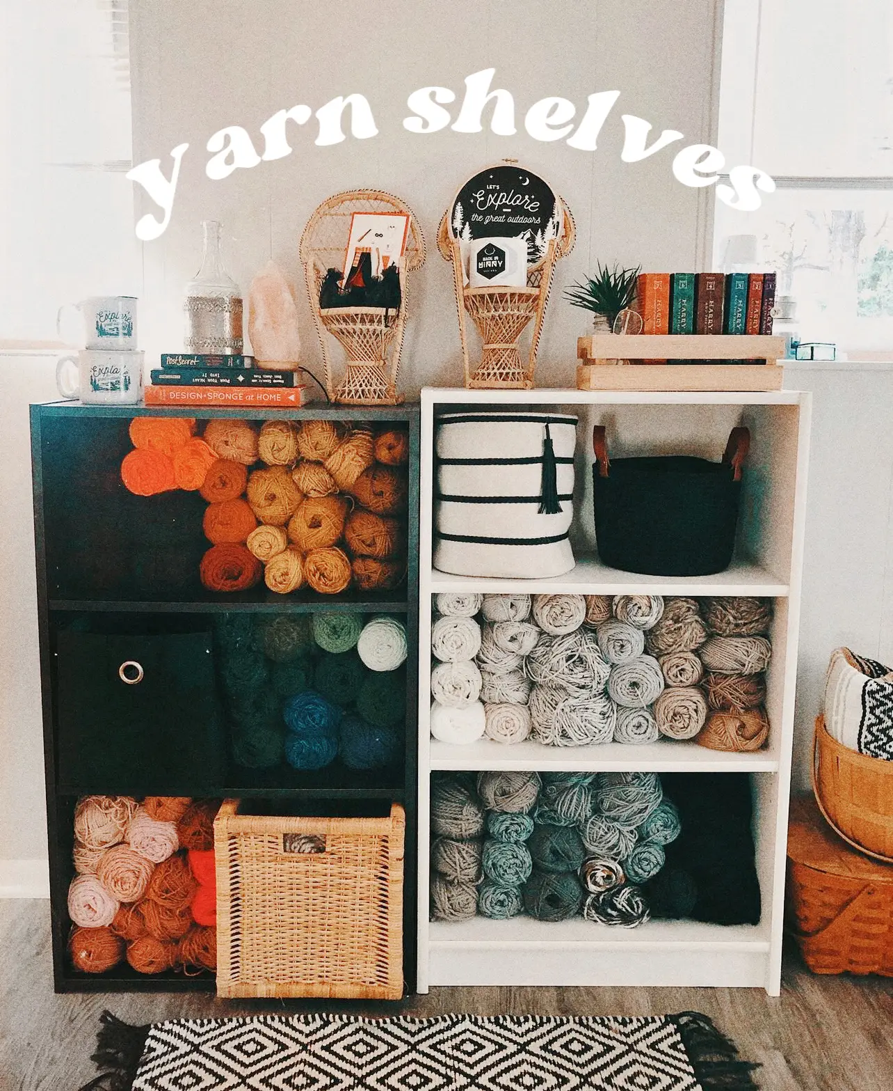55 Best Knitting: storage ideas  yarn storage, craft room, craft room  organization