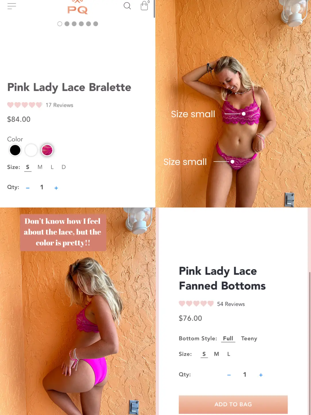 Primark Secret Possessions Women's Bralette Size Medium Pink Non-Wired  Ruffle 