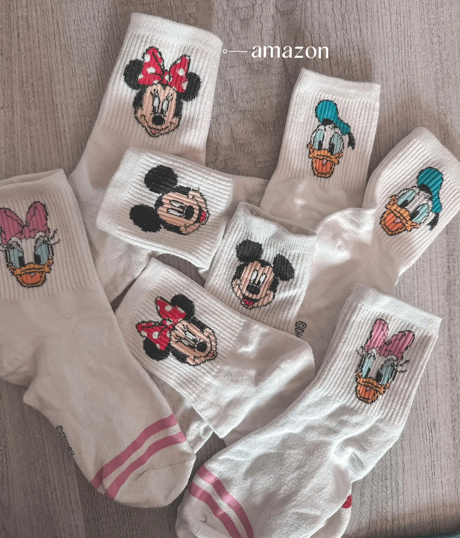 ASOS Tube Style Socks 5 Pack With Mickey Mouse Embroidery in White