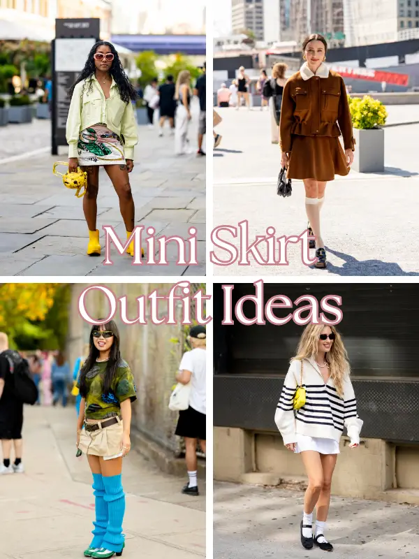 Four Street Style Inspired Mini Skirt Outfits, Gallery posted by karya