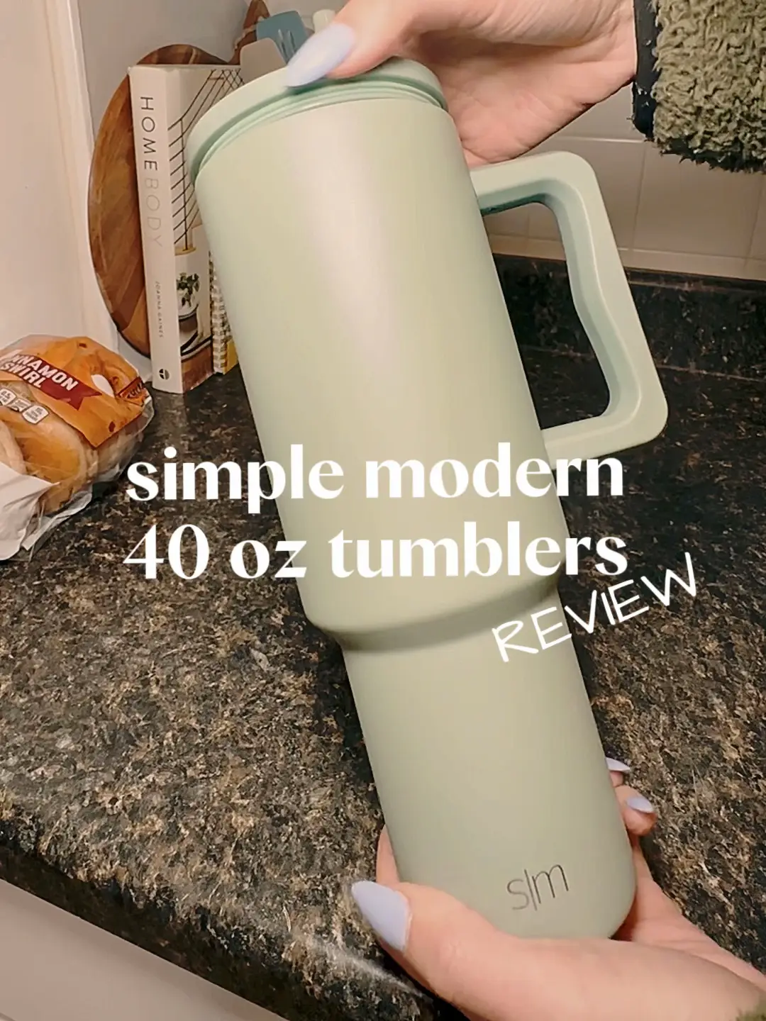 simple modern 40 oz tumblr, review, Video published by ABBY ALEXIS