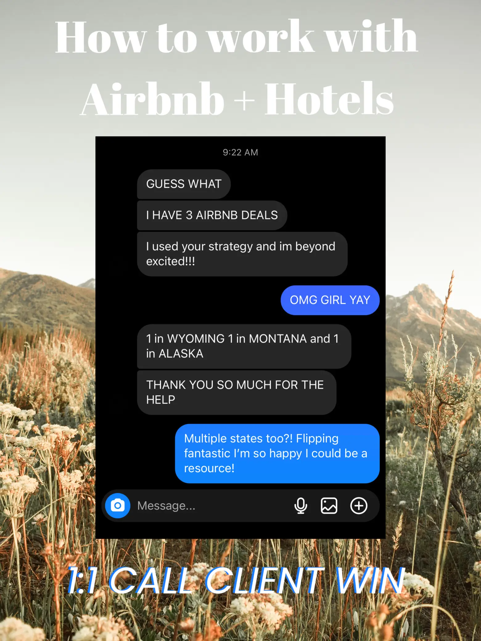 Want to Work w/ Hotels & Airbnbs? แกลเลอรีที่โพสต์โดย Taylor Hildreth