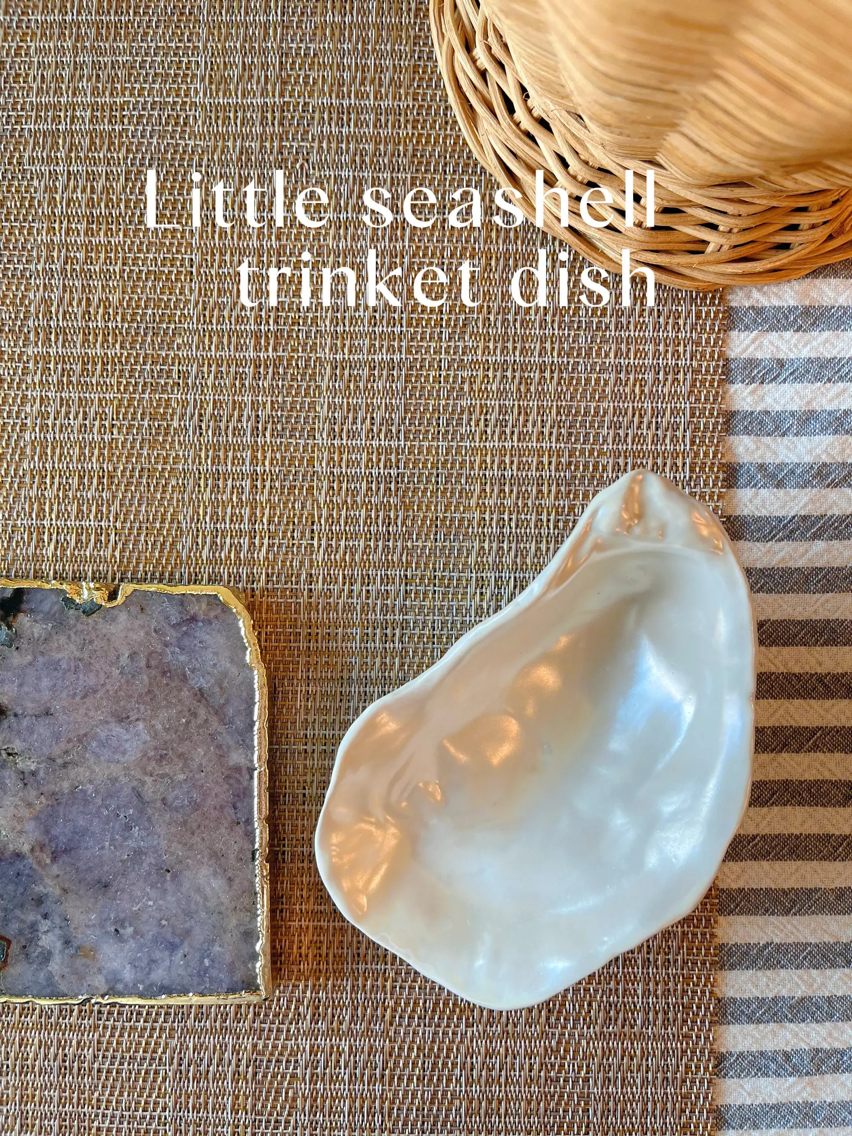 Anthropologie Style DIY Oyster Shell Trinket Dish - A Piece Of Rainbow